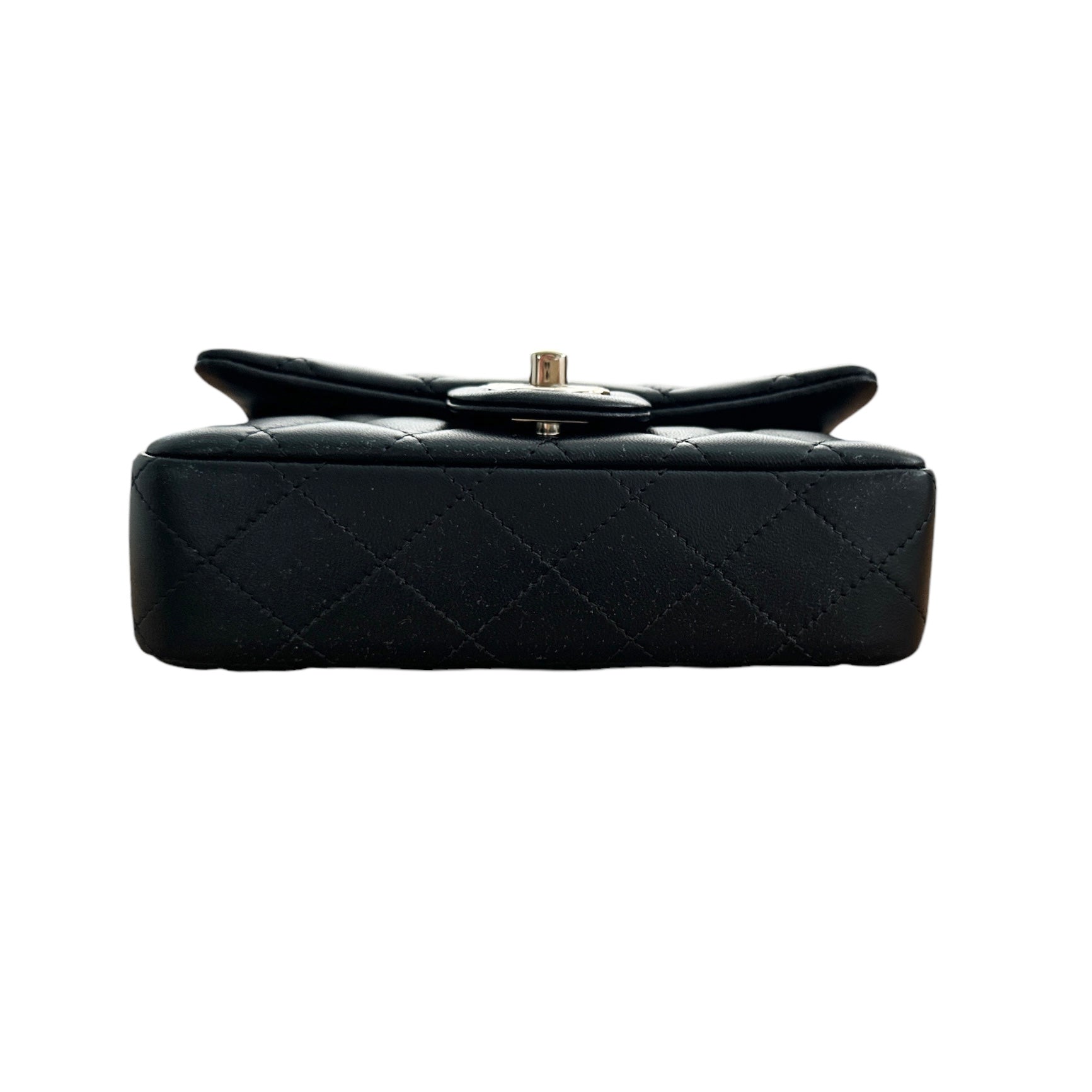 Chanel Extra Mini Rectangular Flap Bag - Black (NWT) – Lux Second