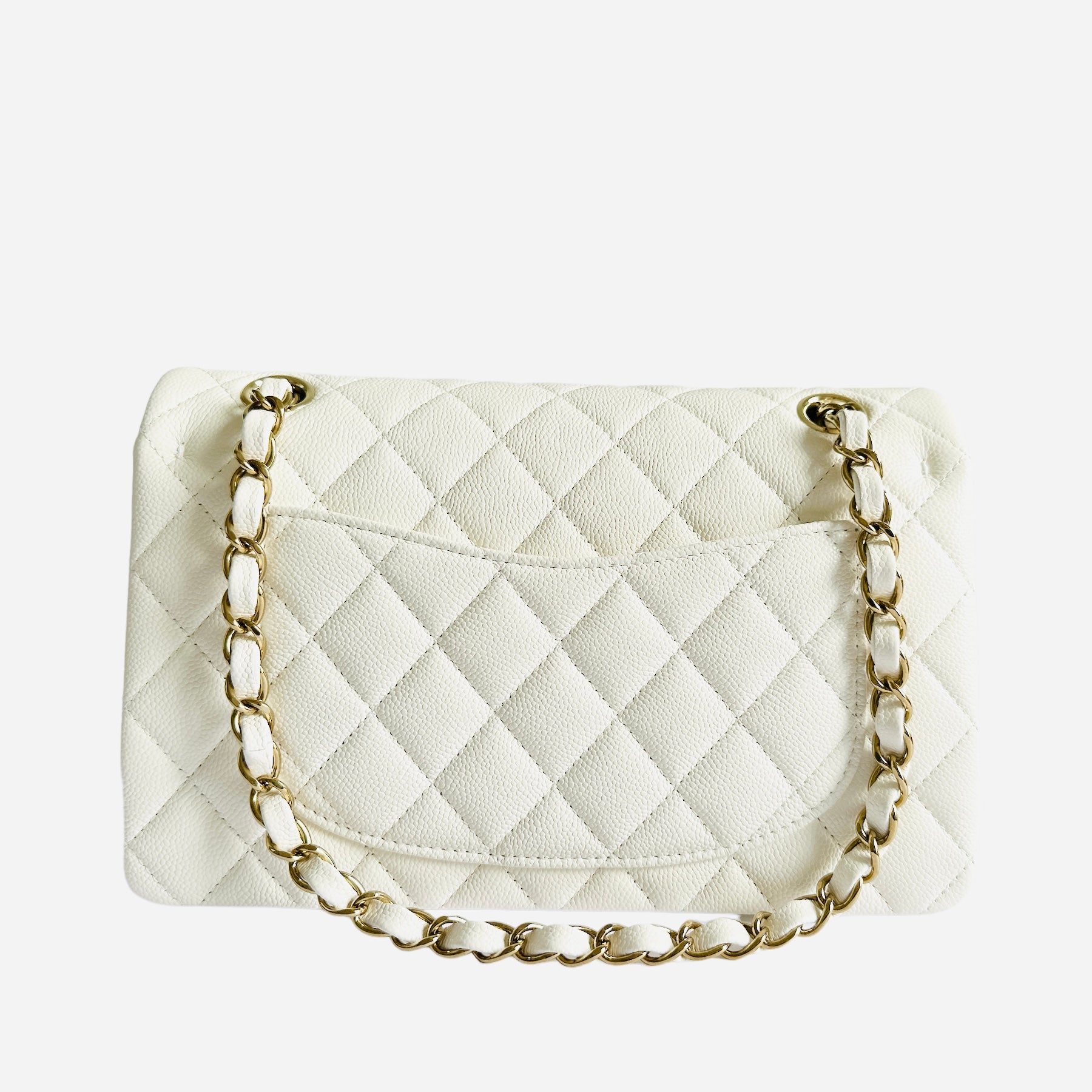 Chanel White Caviar Flap Bag - Small (NWT) – Lux Second Chance