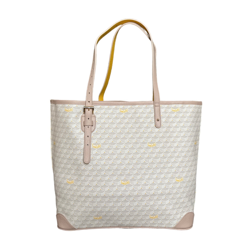 Faure Le Page Beige Coated Canvas Daily Battle 27 Tote Faure Le Page