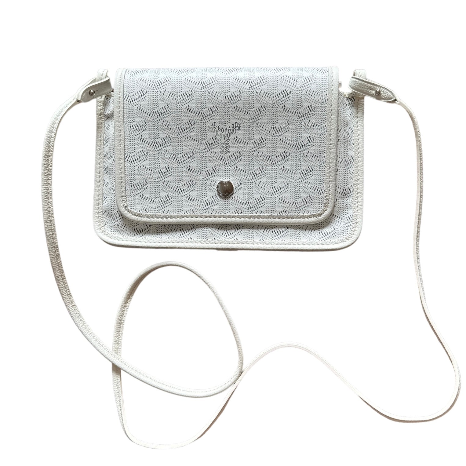 Goyard Goyardine Plumet Wallet on Chain - White Crossbody Bags, Handbags -  GOY27692