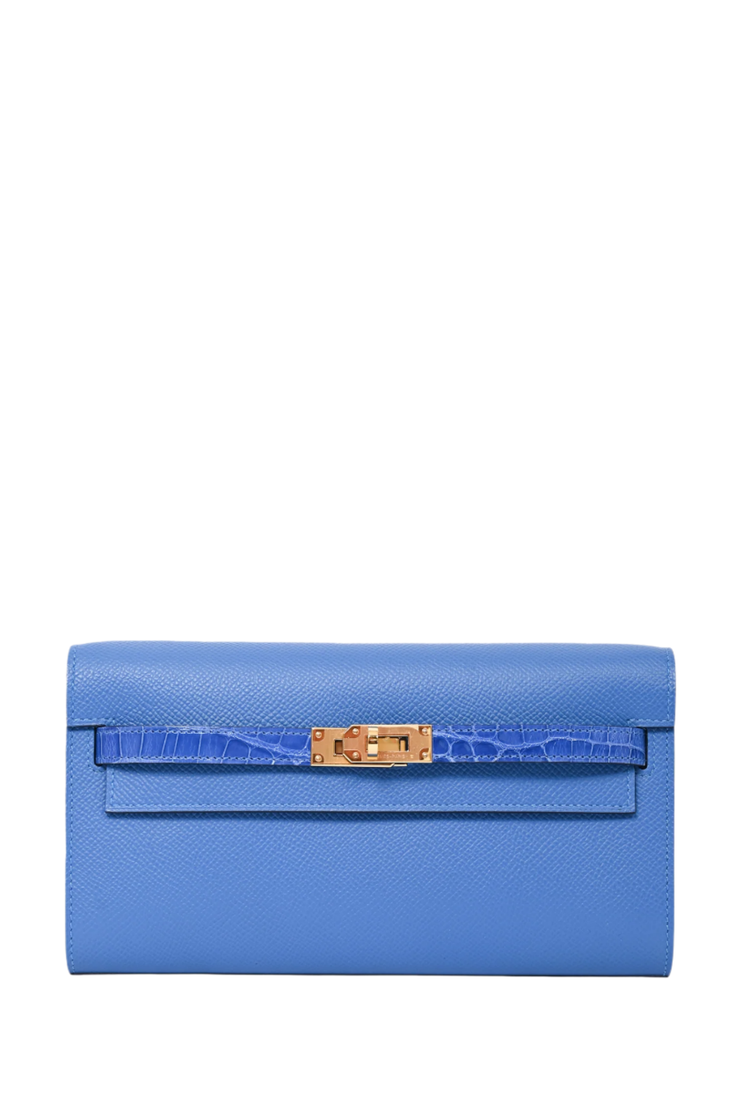 Hermes 2018 Mykonos Bleu Zellige Epsom Kelly To Go Alligator Touch Lux Second Chance