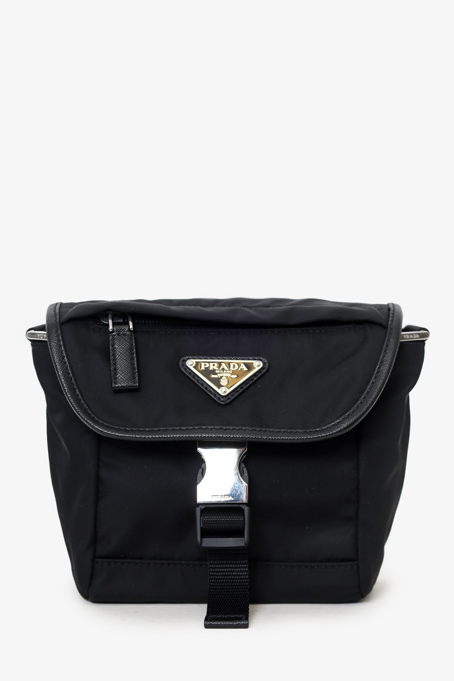 Women's Prada Mini Crossbody PRADA Nylon Messenger Shoulder Bag