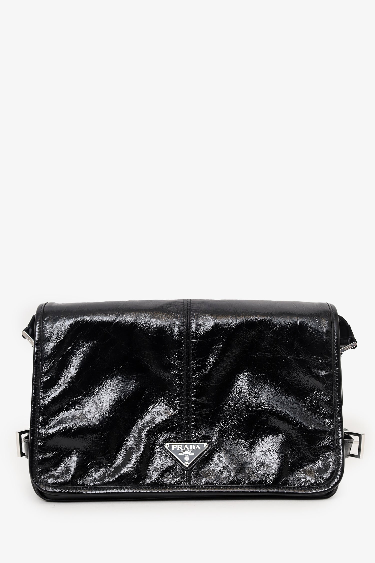 Prada Black Small Nappa Leather Duffle Bag – Lux Second Chance