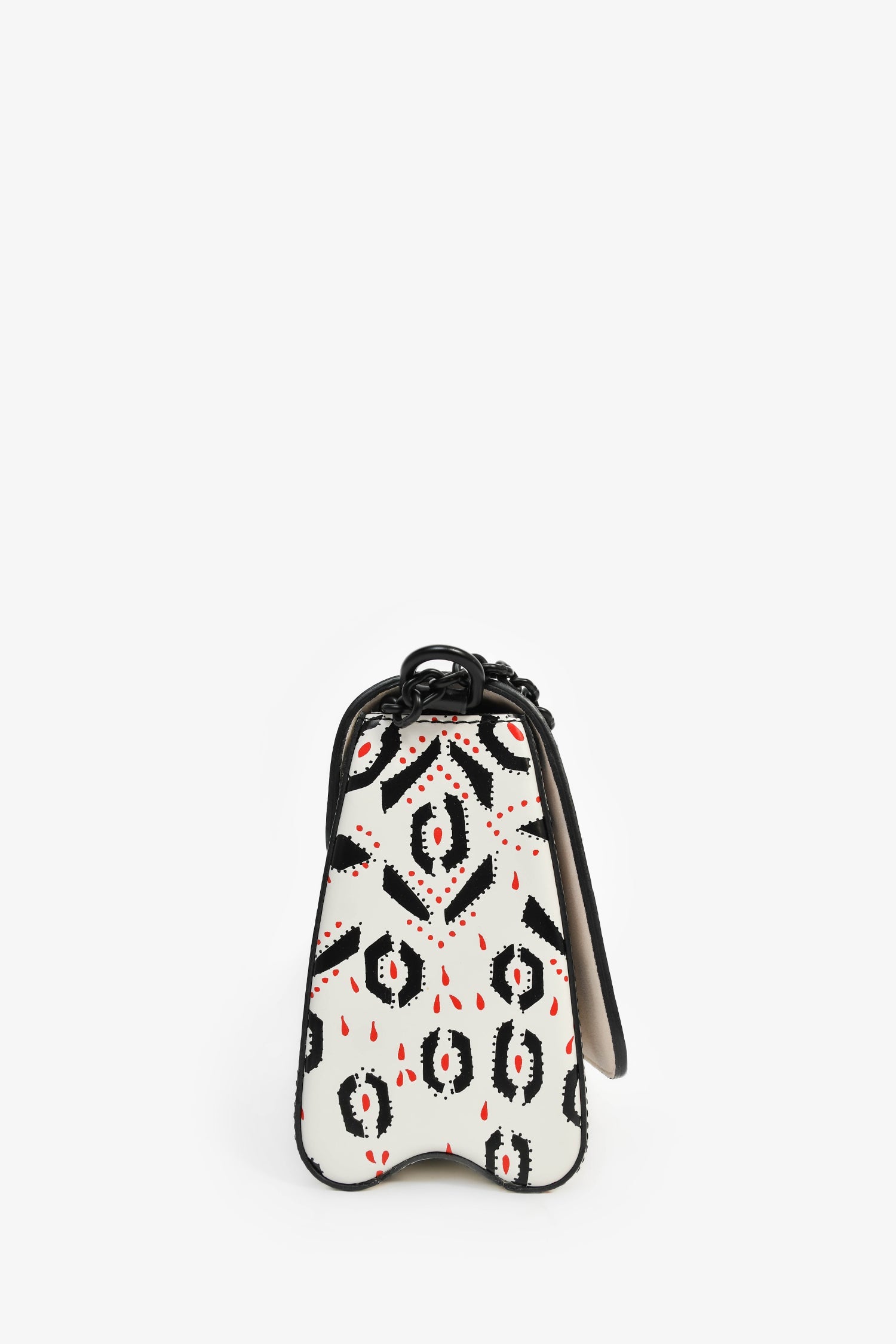 Louis Vuitton 2015 White/Black Graphic Printed Leather Twist MM