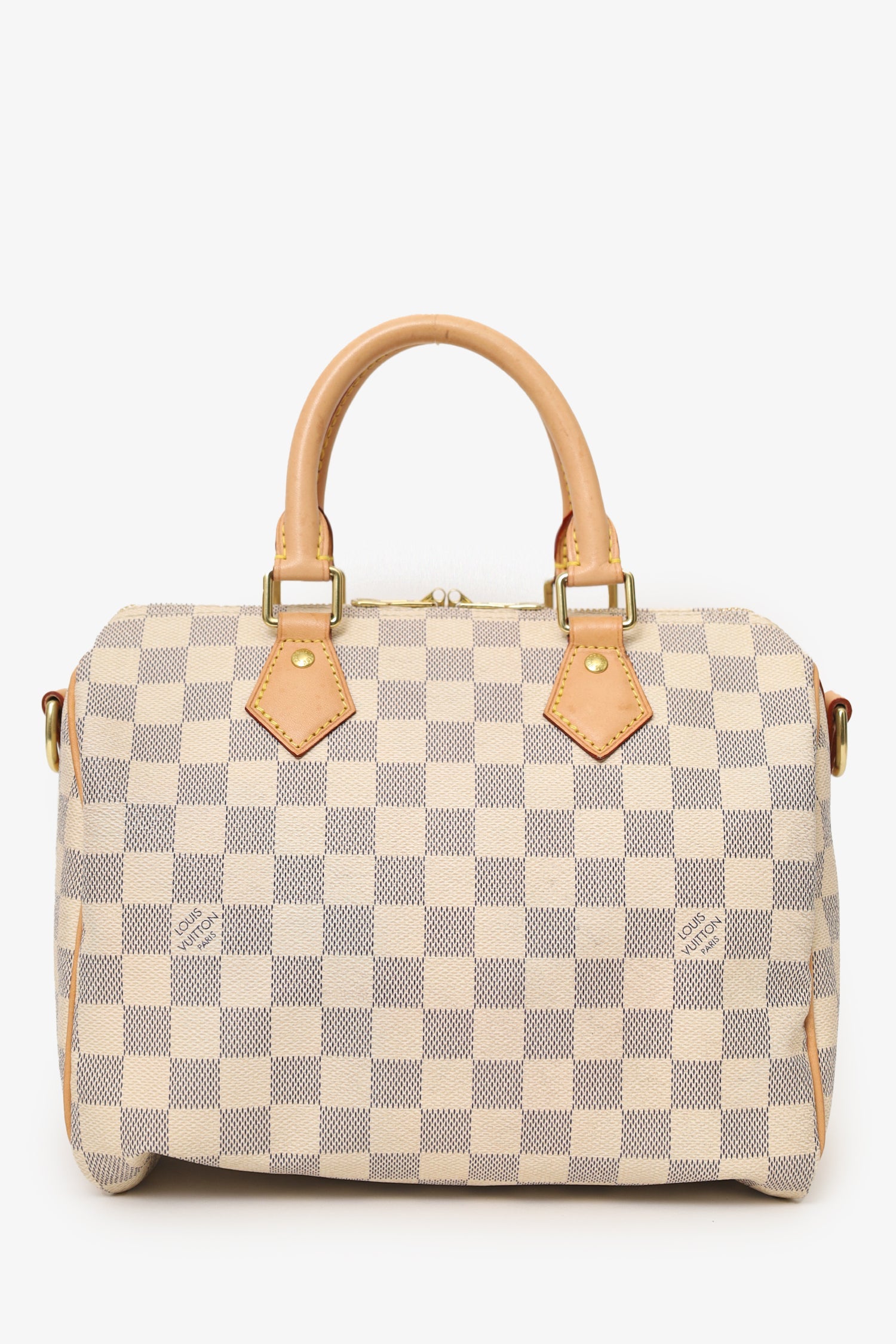 Louis Vuitton 2023 Damier Azur Speedy Bandoulière 25 With Strap