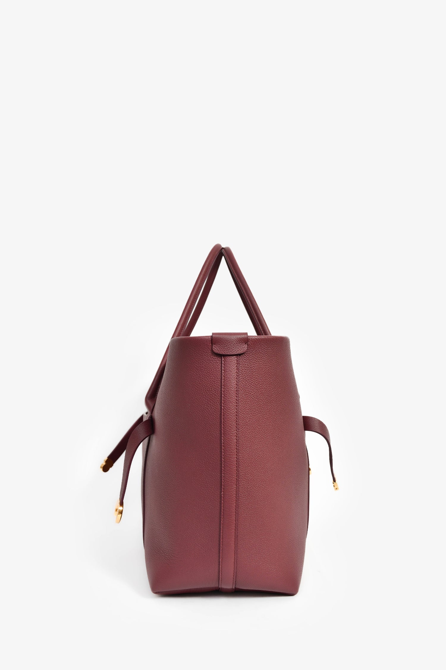 Loro Piana☆美品☆最終売り切りSale！ Loro Piana Burgundy Grained Leather 'Ghiera Shopper' Large Tote