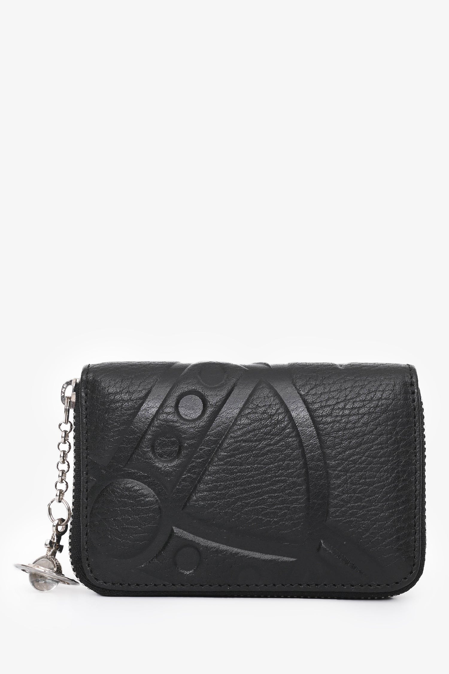 Vivienne Westwood Black Leather Zip Wallet – Lux Second Chance