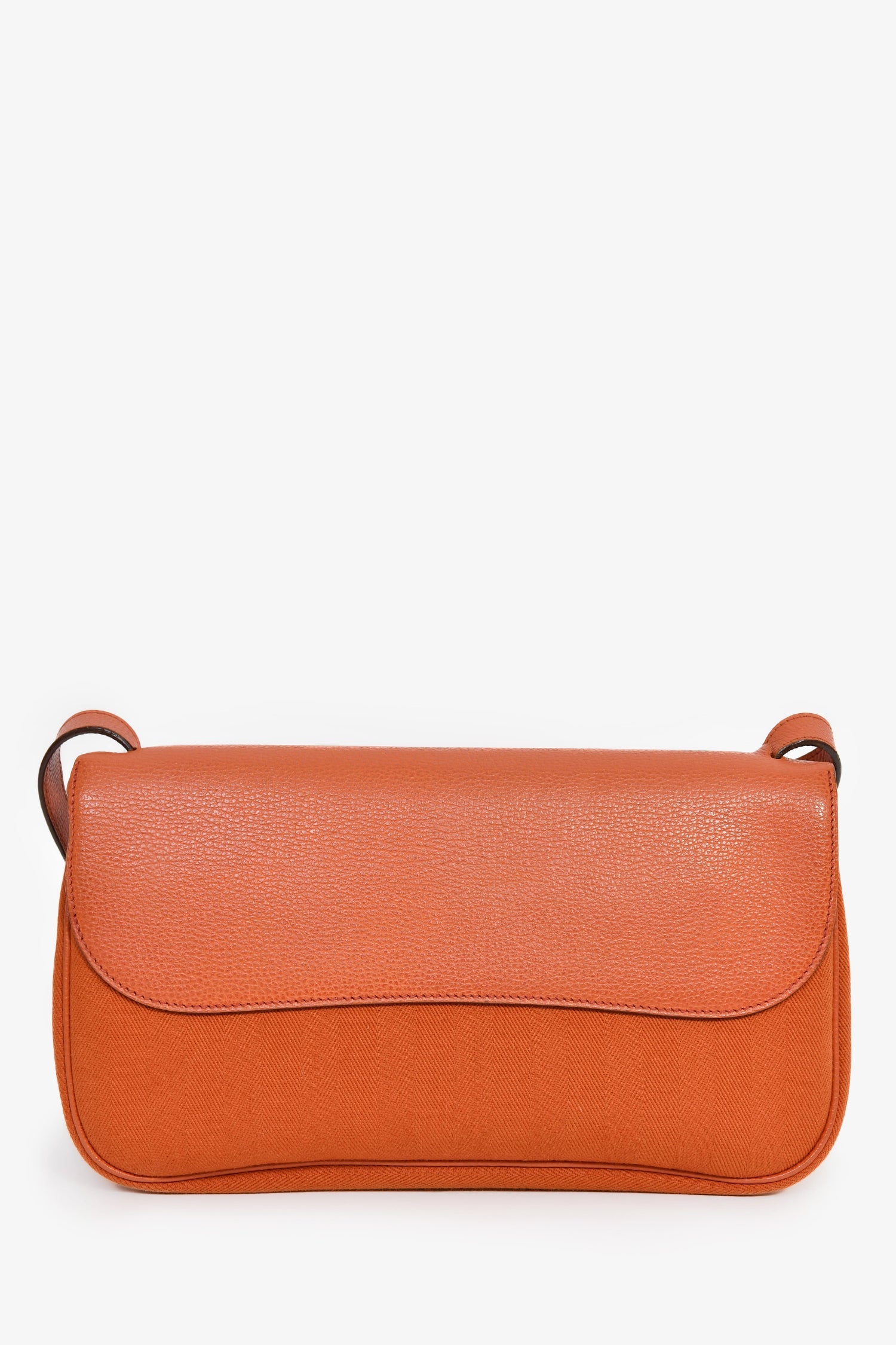 Hermès Orange Leather/Suede 'Colorado' MM Shoulder Bag – Lux
