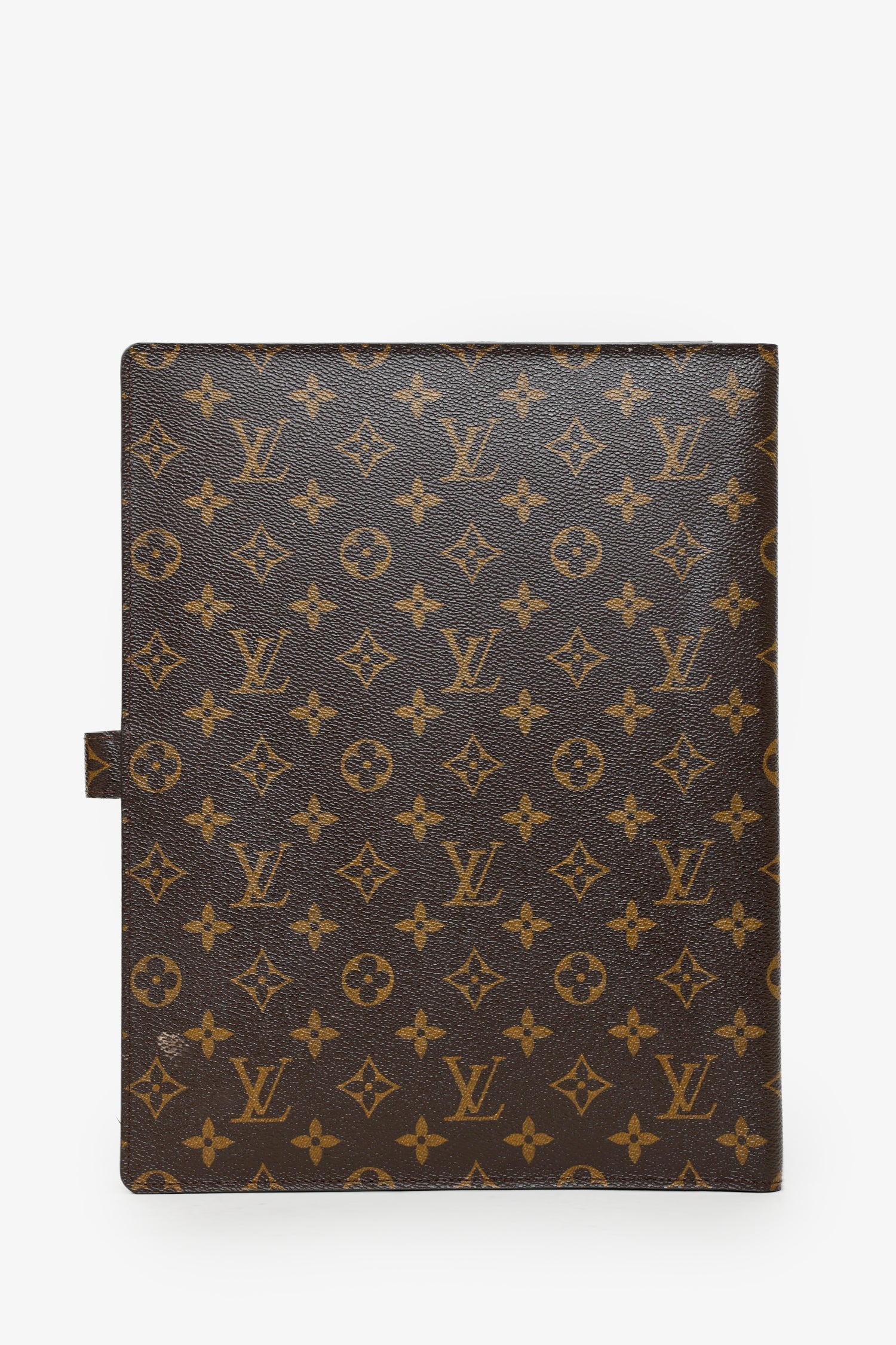 Louis Vuitton Monogram Canvas Large Desk A4 Bloc Agenda/Notebook