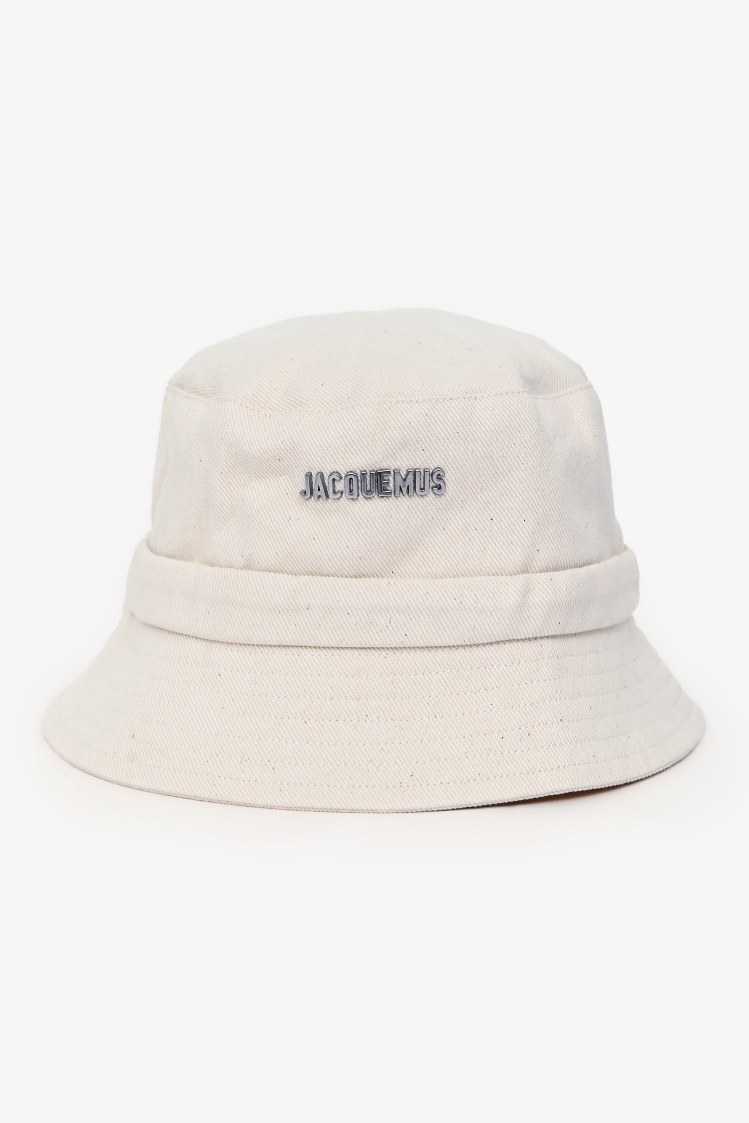 Jacquemus White Cotton 'Le Bob Gadjo' Bucket Hat Size 60 – Lux