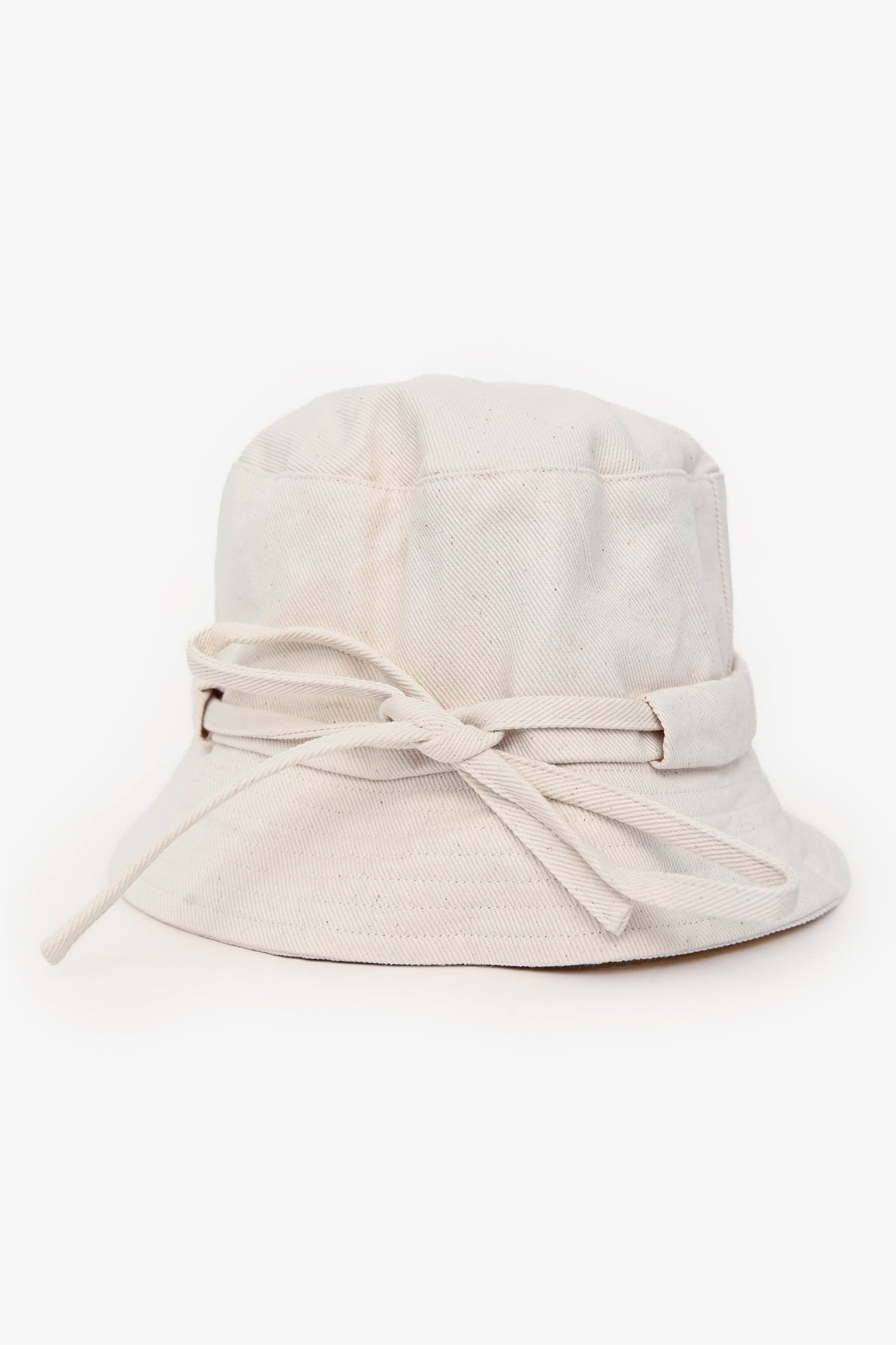 Jacquemus White Cotton 'Le Bob Gadjo' Bucket Hat Size 60 – Lux