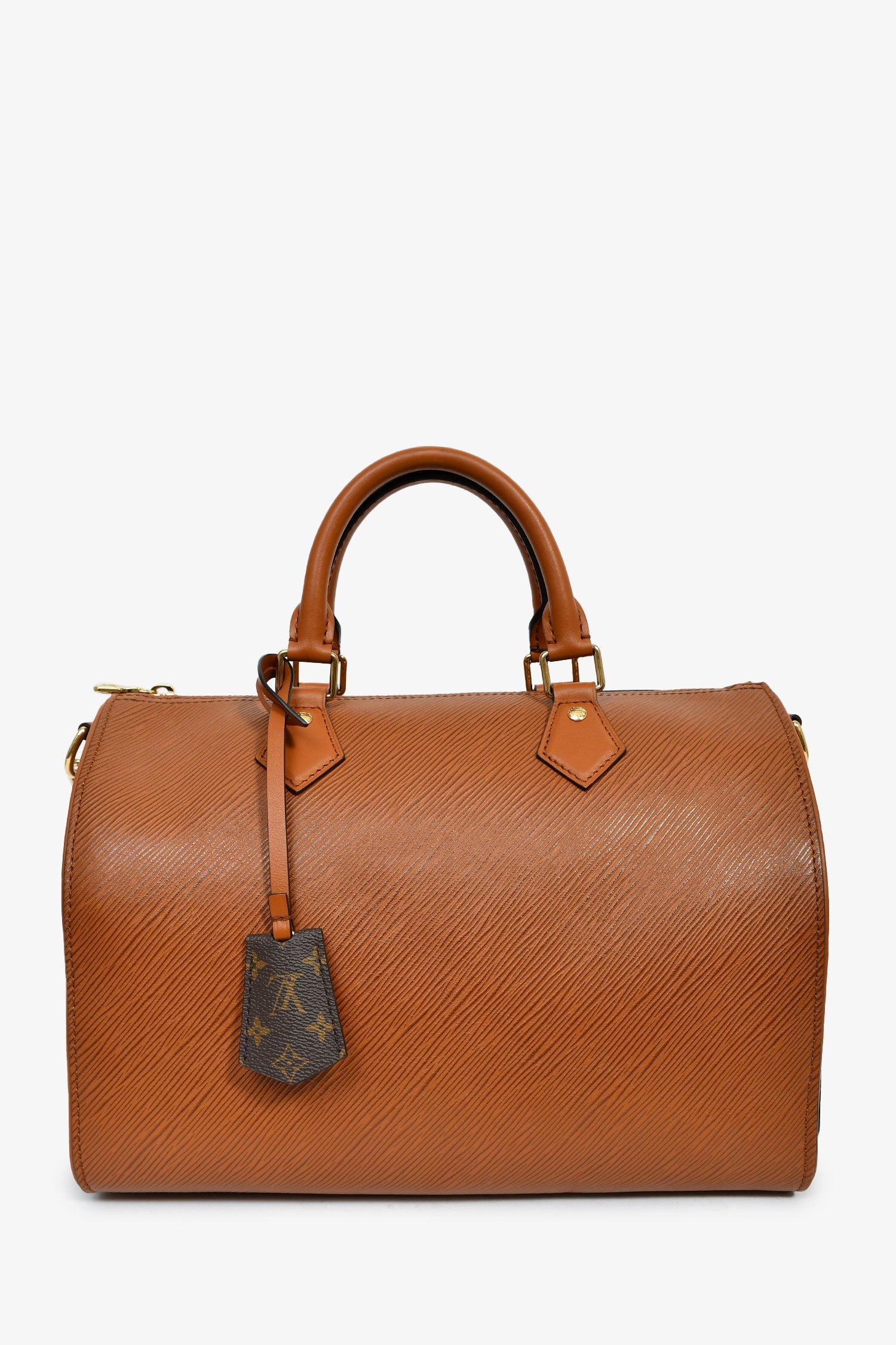 Louis Vuitton Brown Epi Leather Soft Speedy 30 With Strap – Lux