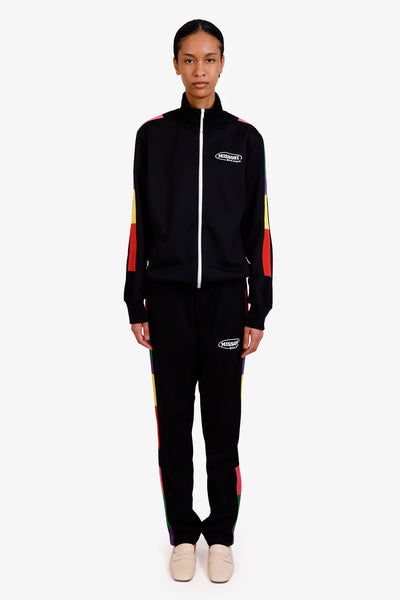 Missoni x Palm Angels Black/Pink Cotton Logo Tracksuit Size M/L