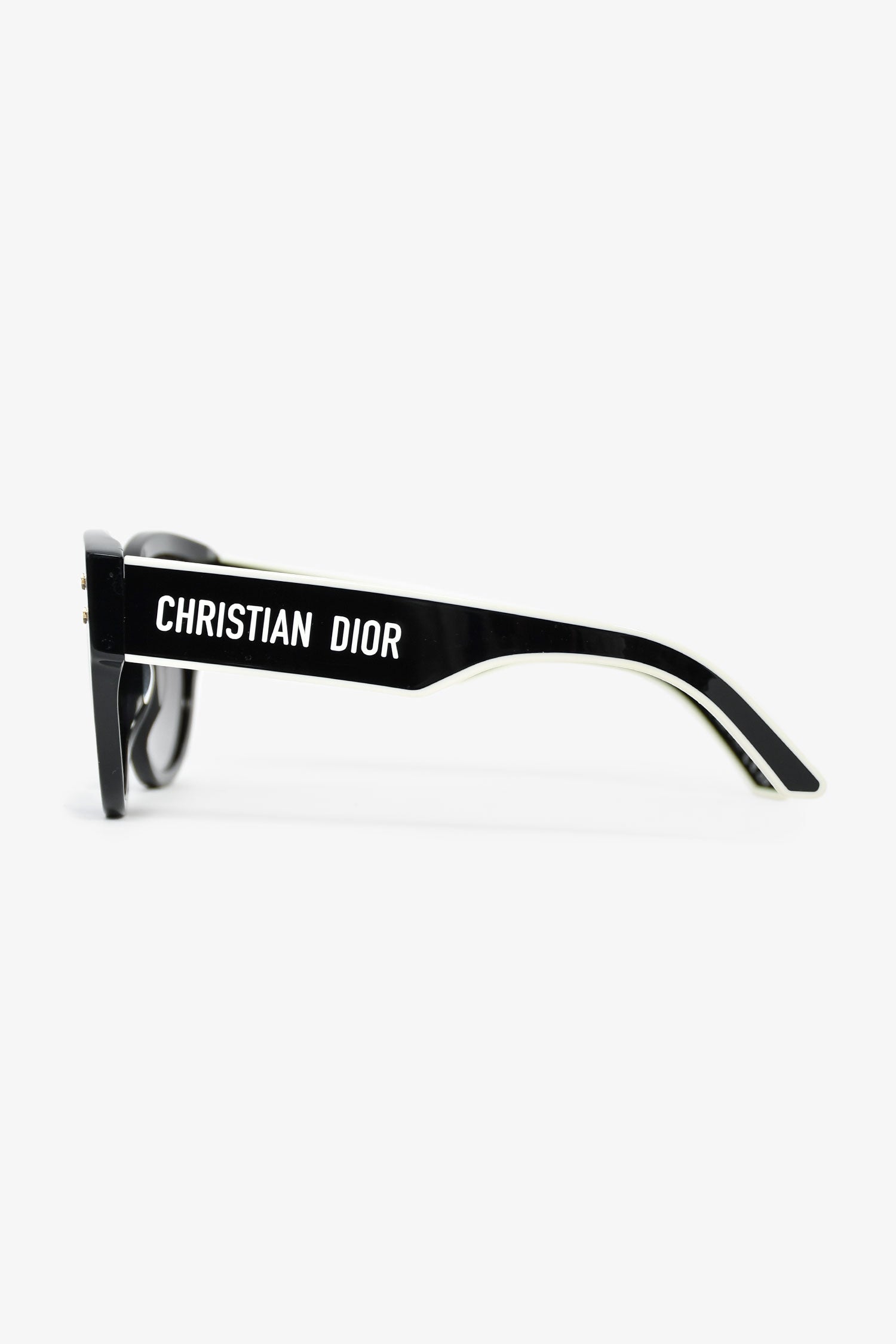 Christian Dior Black/White Acetate 'Dior Pacific B2I' Sunglasses