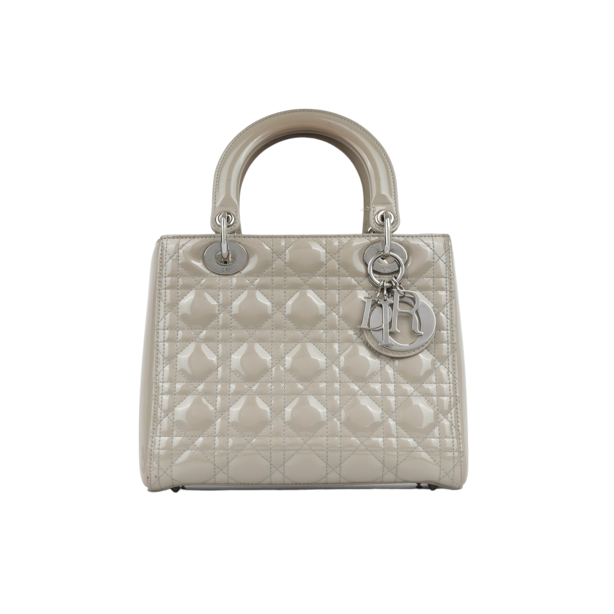 Dior Medium Lady Dior Taupe Grey