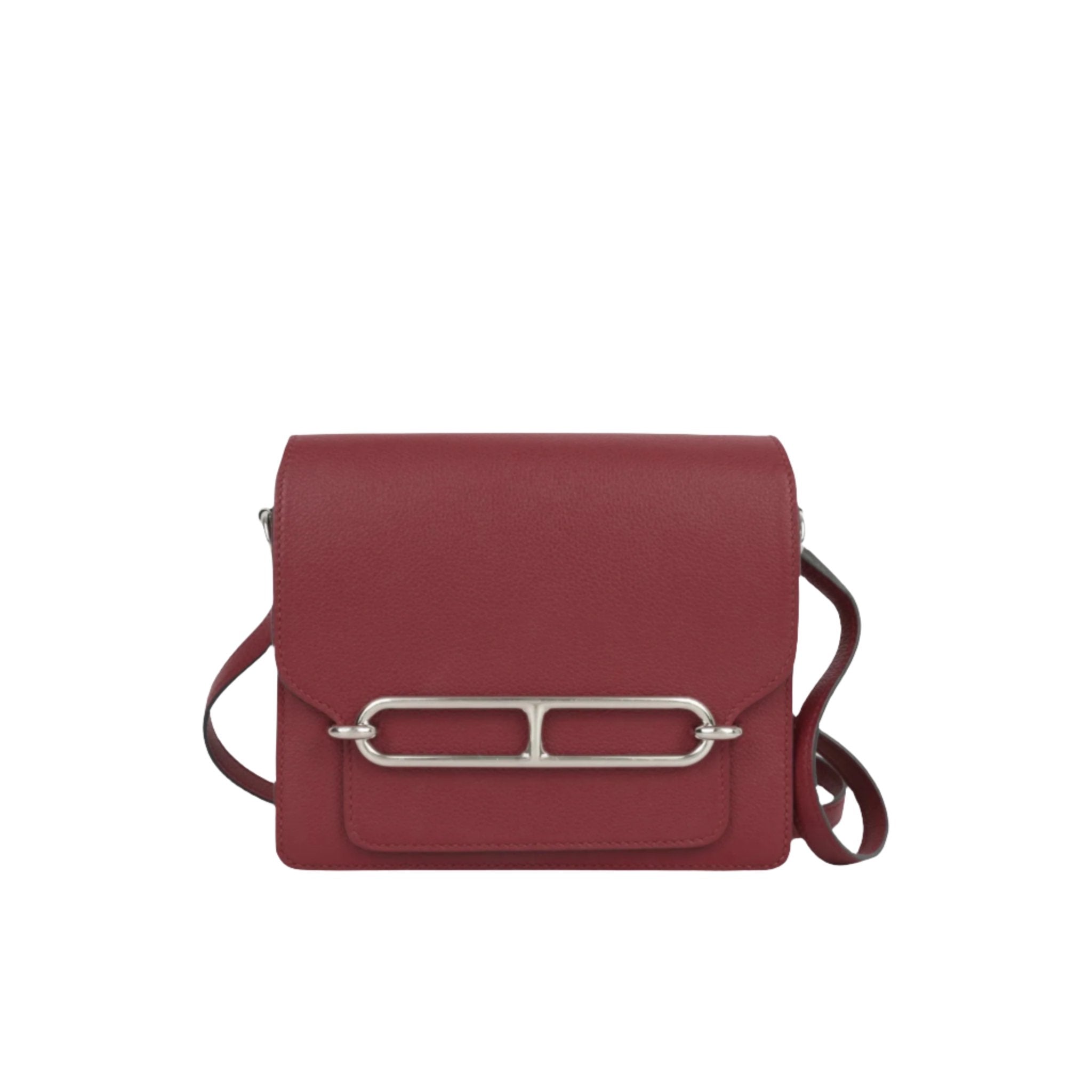 Hermes Mini Roulis Rouge Grenat Lux Second Chance