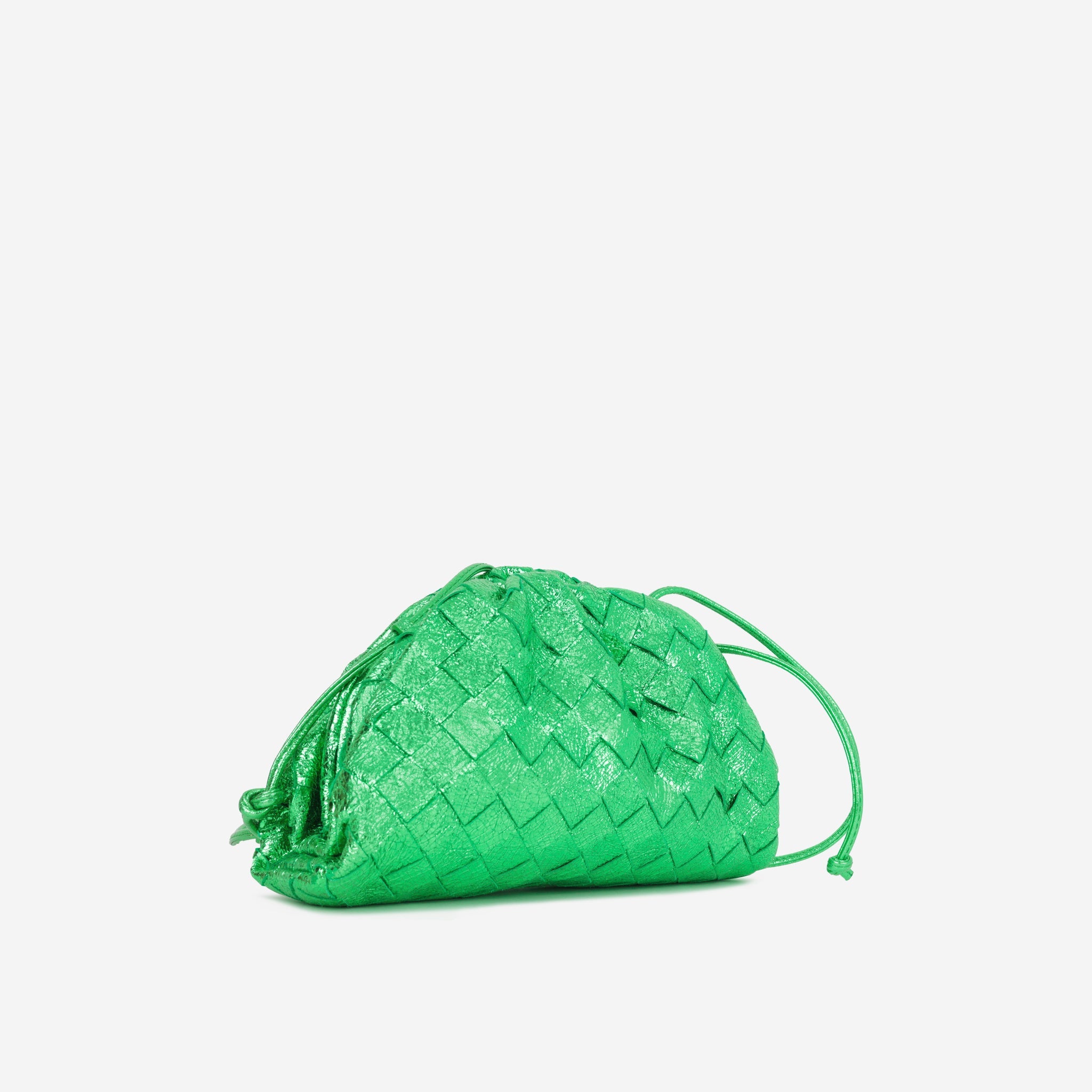 Bottega Veneta Mini Pouch Metallic Green Crush – Lux Second Chance
