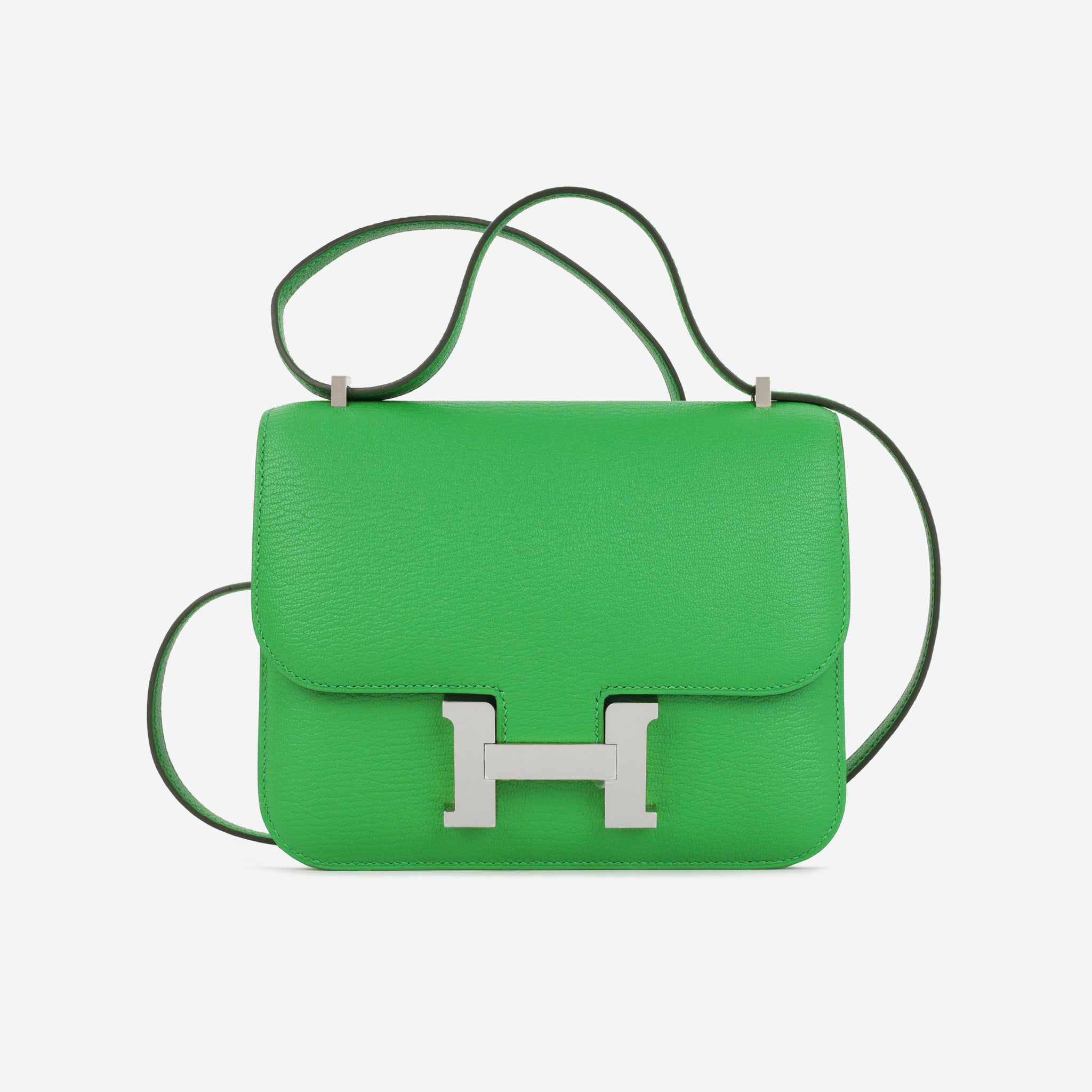 Hermès Constance 18 Bambou Chèvre Palladium Hardware – Lux