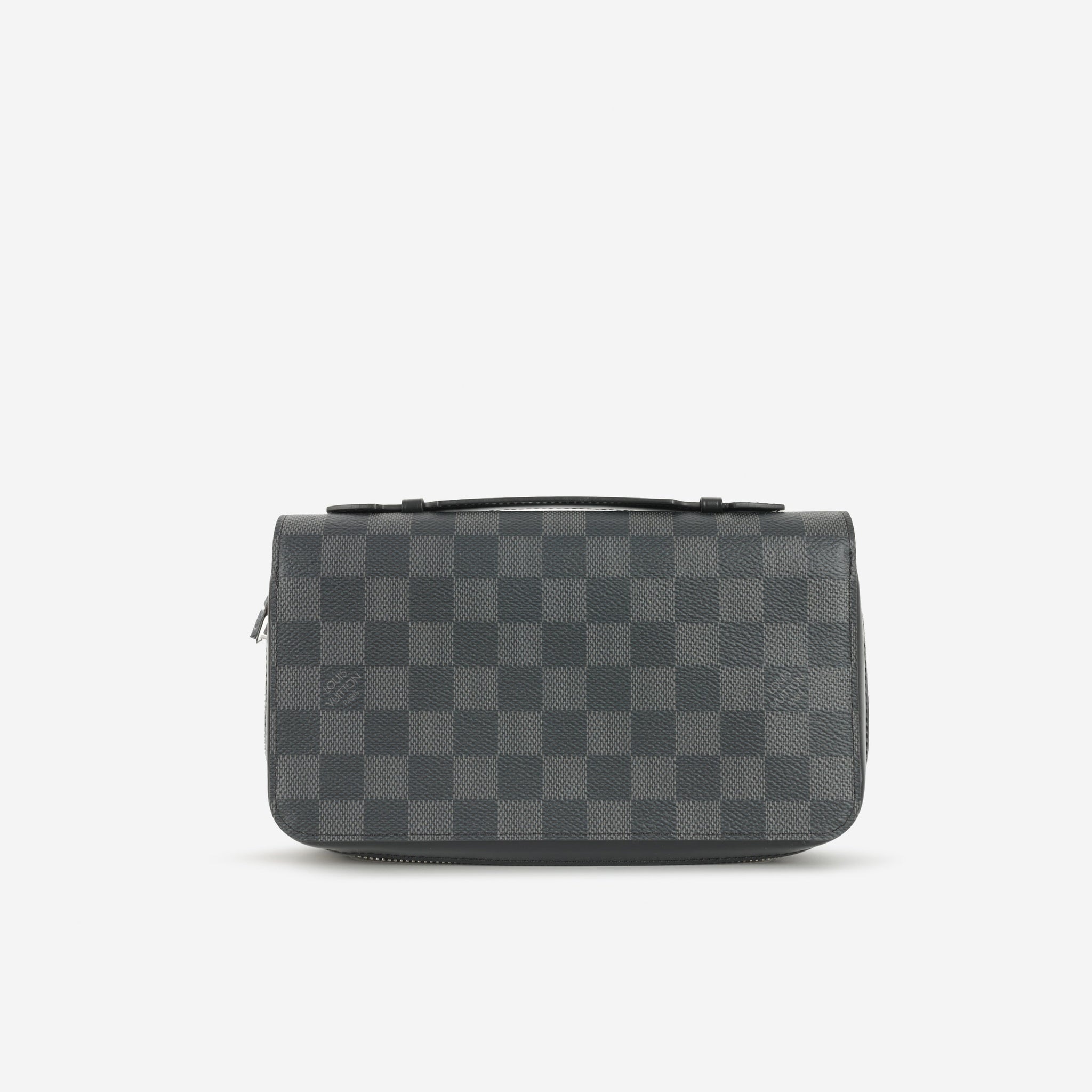 Louis Vuitton Zippy XL Wallet - Damier Graphite Canvas | Silver