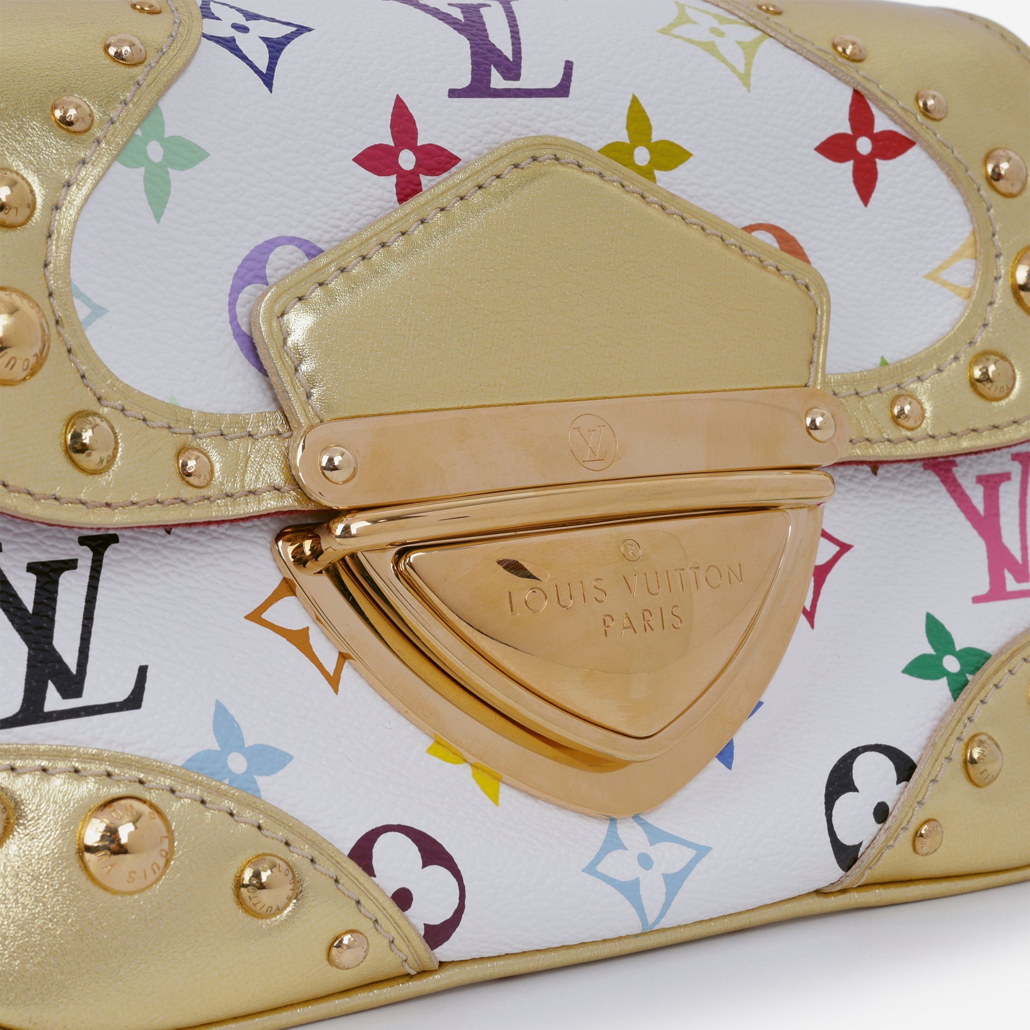 Louis Vuitton TK Marilyn Shoulder Bag - White Multicolore Canvas
