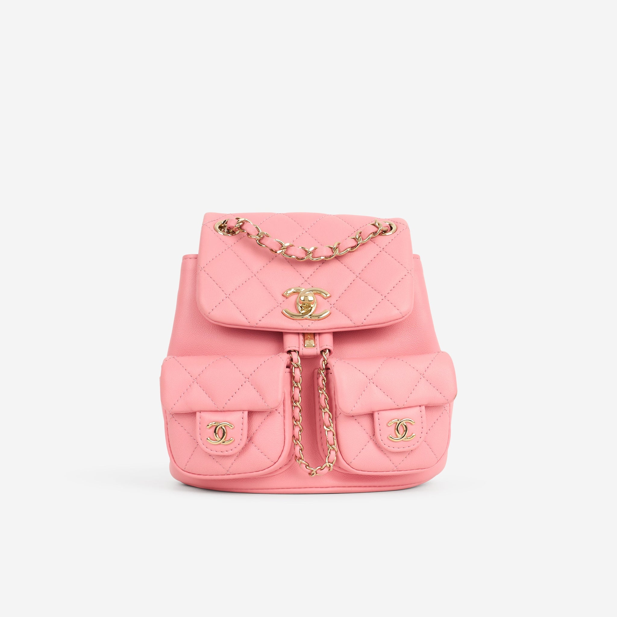 chanel mini duma backpack Chanel Mini Duma Backpack - Pink Calfskin