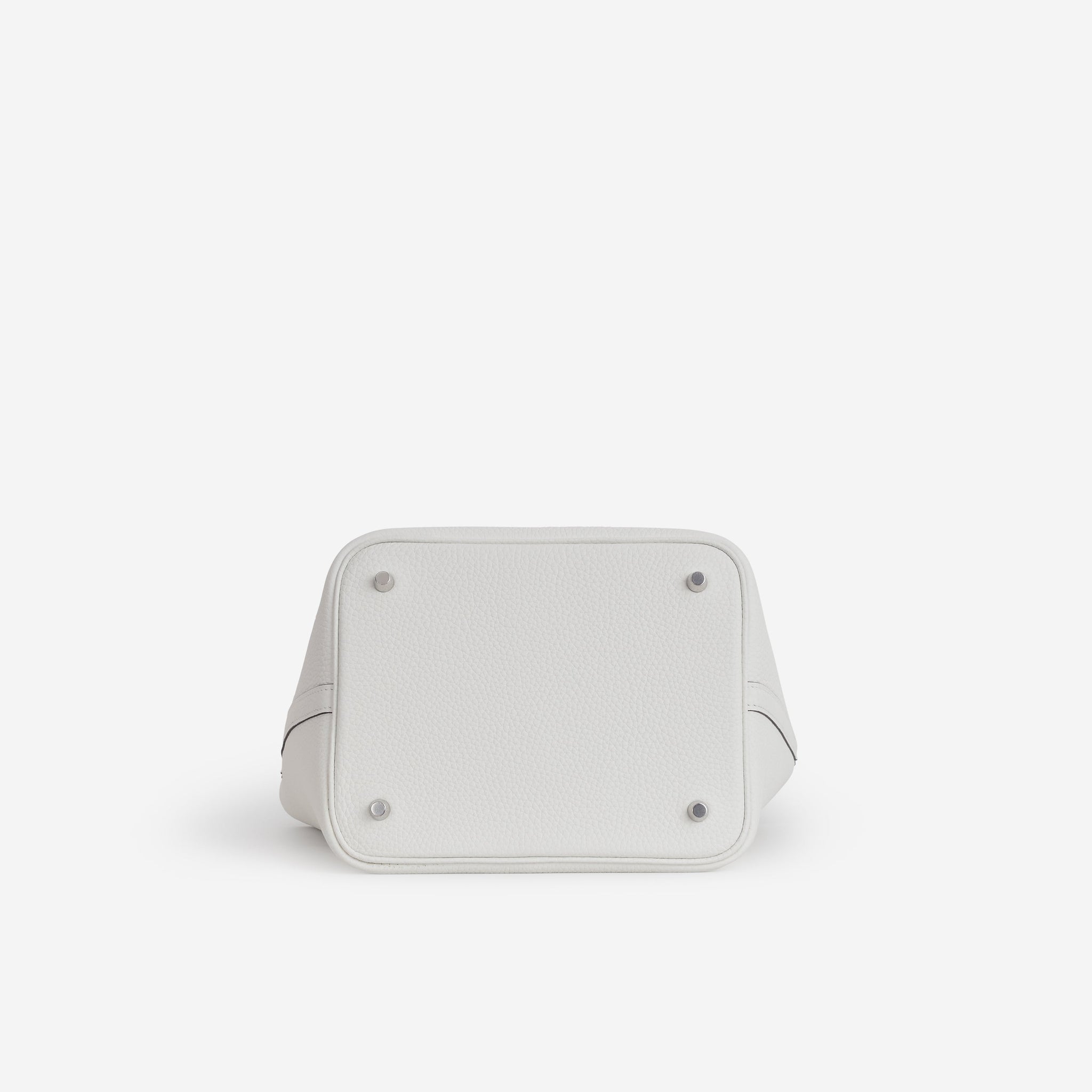 Hermès Picotin 22 Touch - New White Clemence / Beton Alligator
