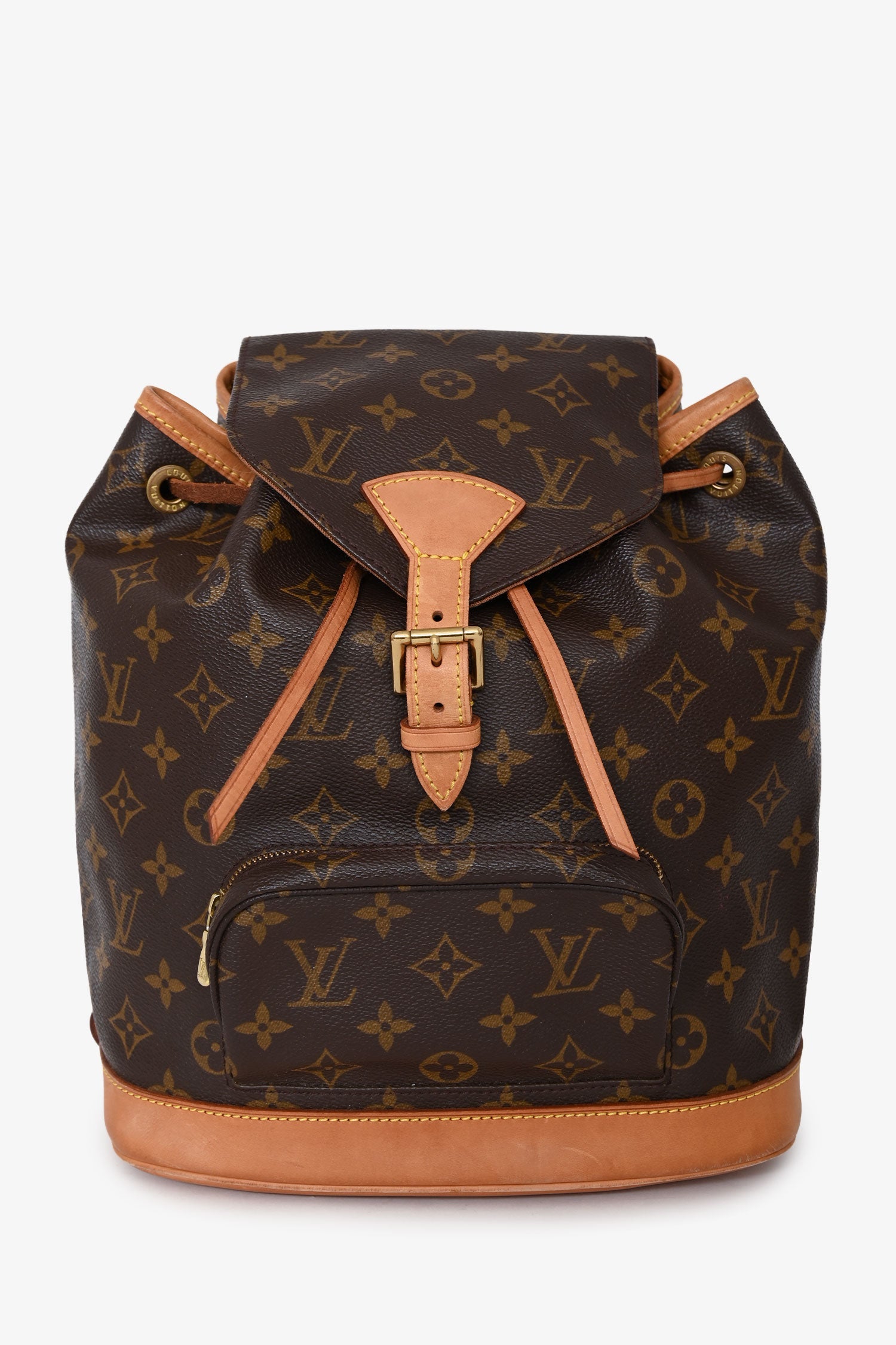 Louis Vuitton 2000 Brown Monogram Canvas Montsouris PM Backpack – Lux Second Chance