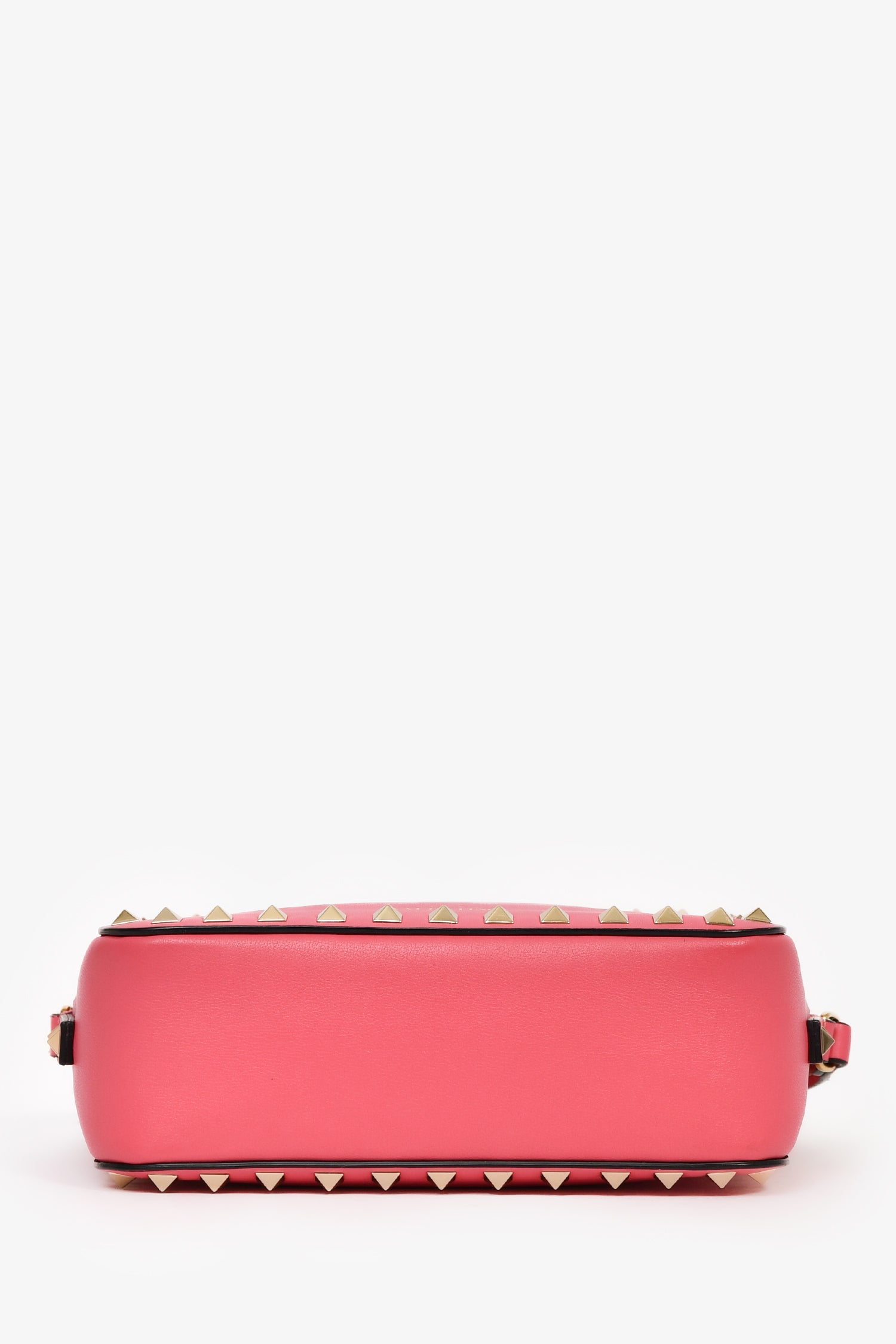 Valentino Pink Leather Rockstud Camera Bag – Lux Second Chance