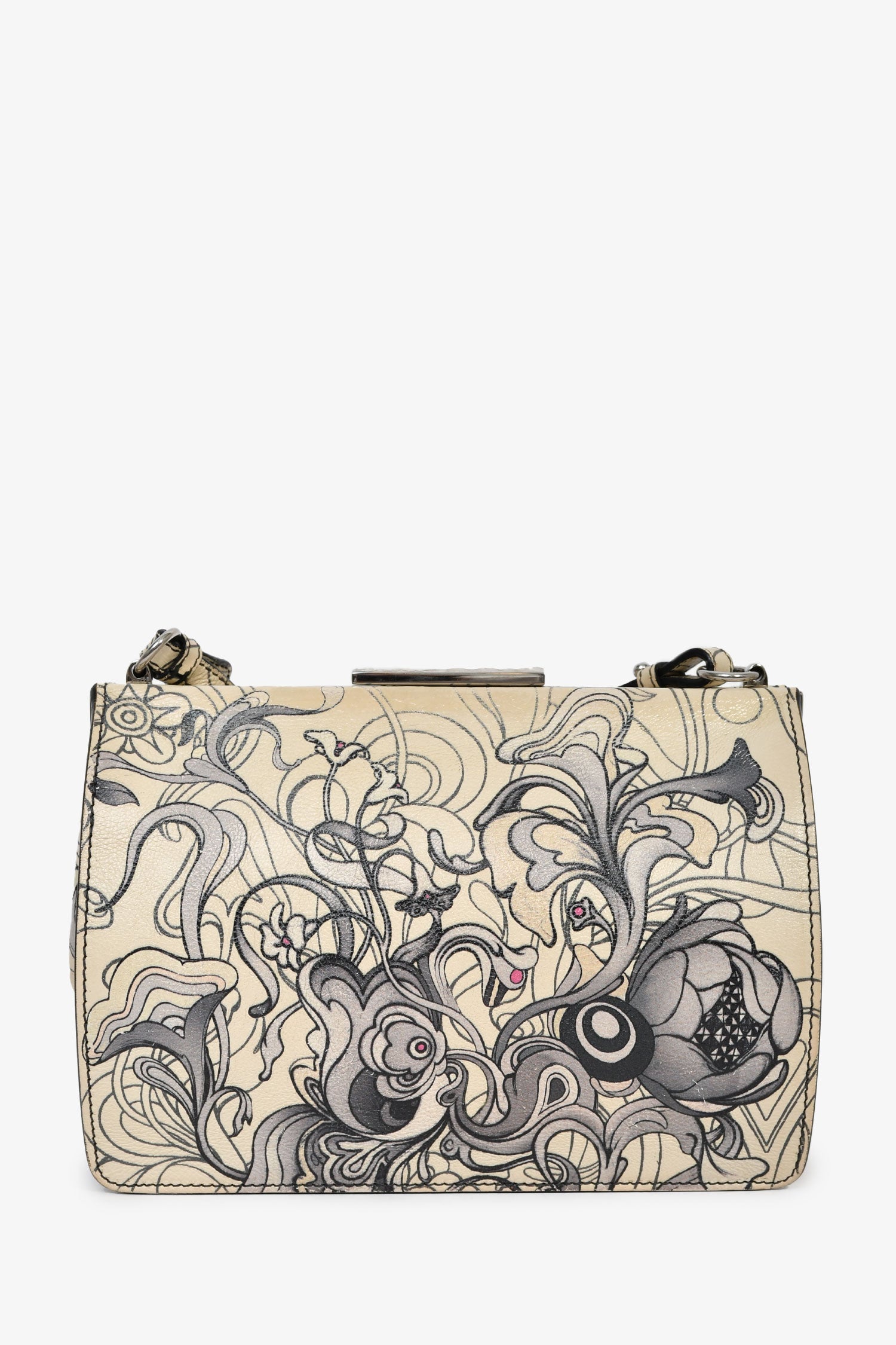 Prada x James Jean Glace Cream Calfskin Rabbit Print Bag – Lux