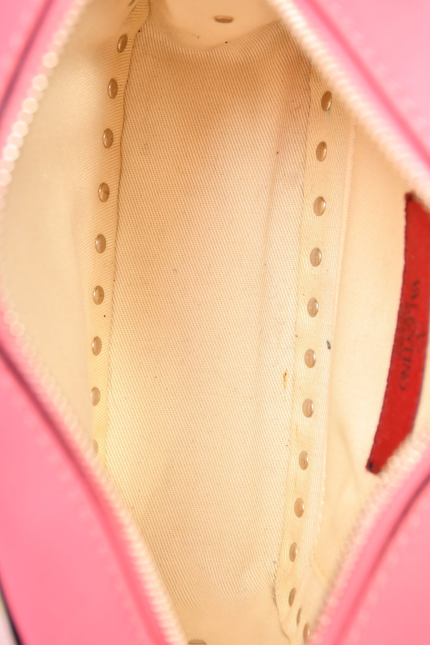 Valentino Pink Leather Rockstud Camera Bag – Lux Second Chance