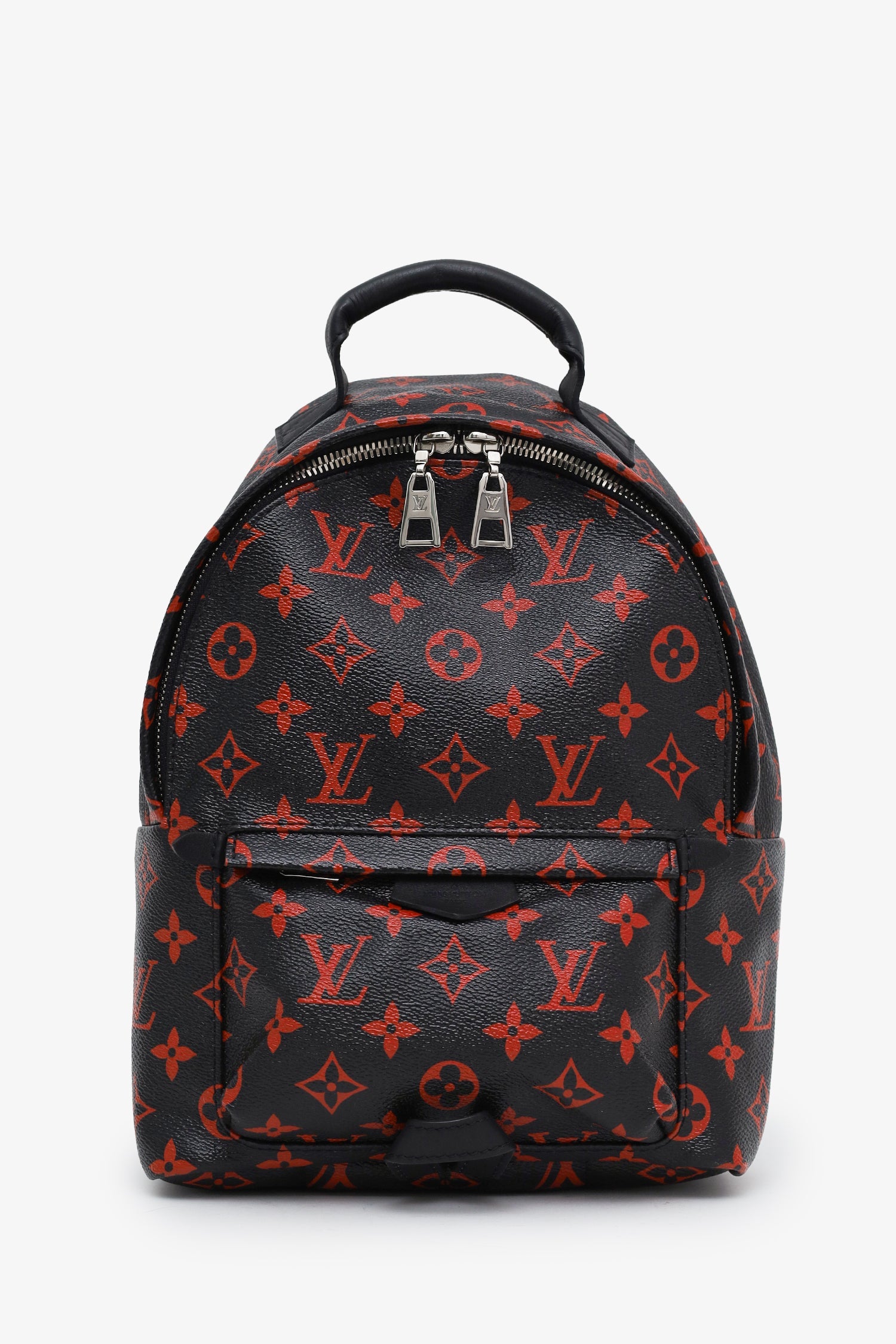 Louis Vuitton 2016 Black/Red Monogram Infrarouge Palm Springs PM Backp – Lux Second Chance