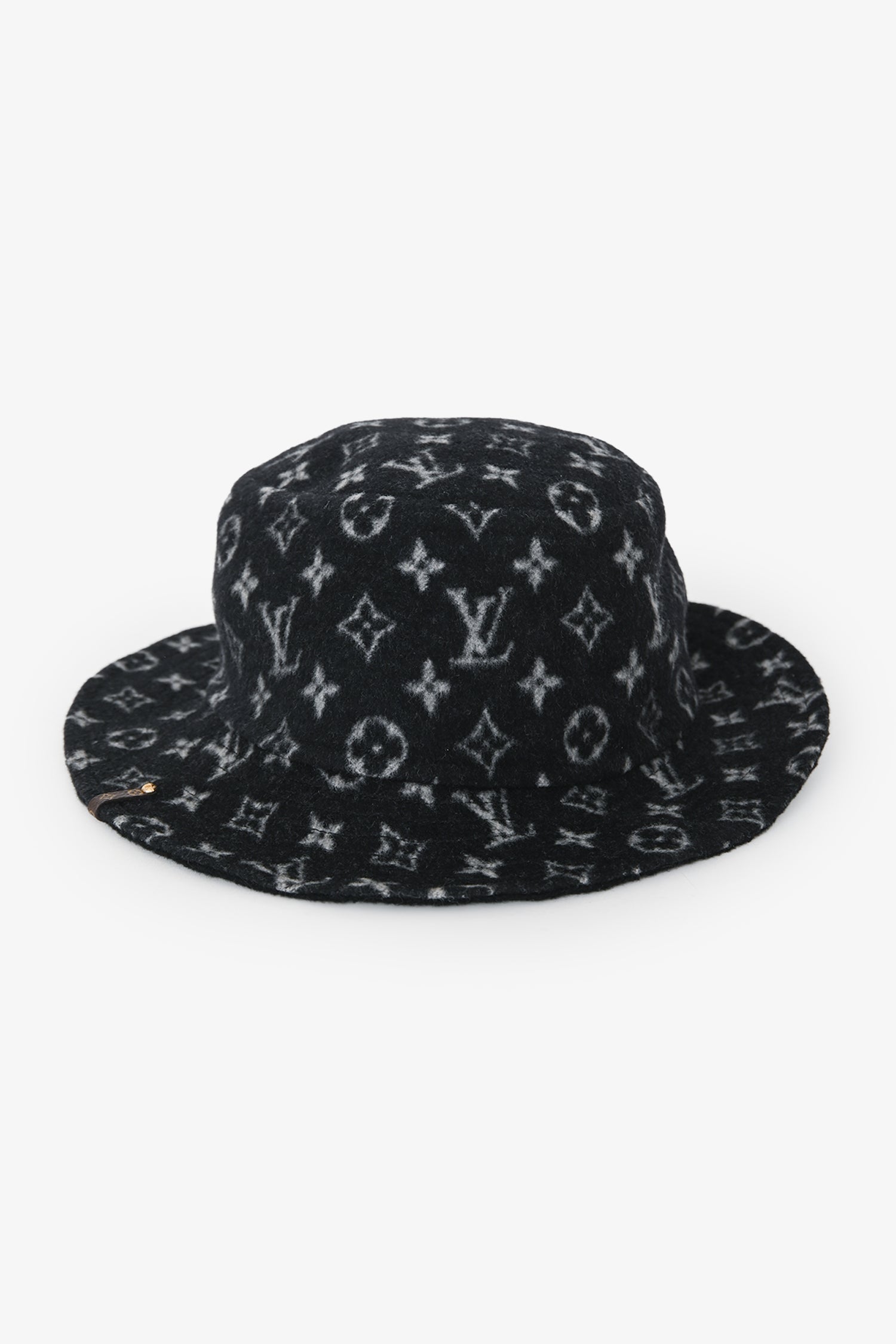 Black & White Monogram Bucket Hat with Red LV Emblem LV League Bucket Hat S00 - Women - Accessories | LOUIS VUITTON ® main image 3