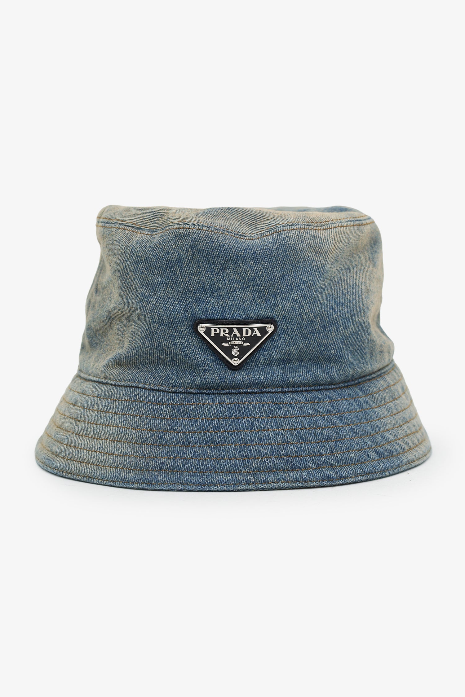 Prada Light Blue Denim Bucket Hat – Lux Second Chance