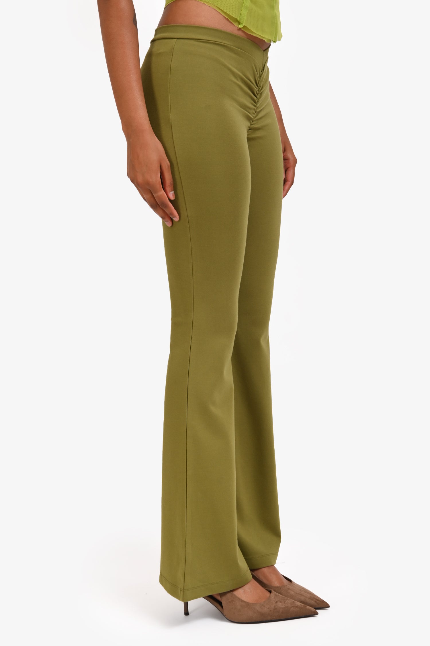 Miaou Green 'Elvis' Bell Bottom Pants Size S – Lux Second Chance