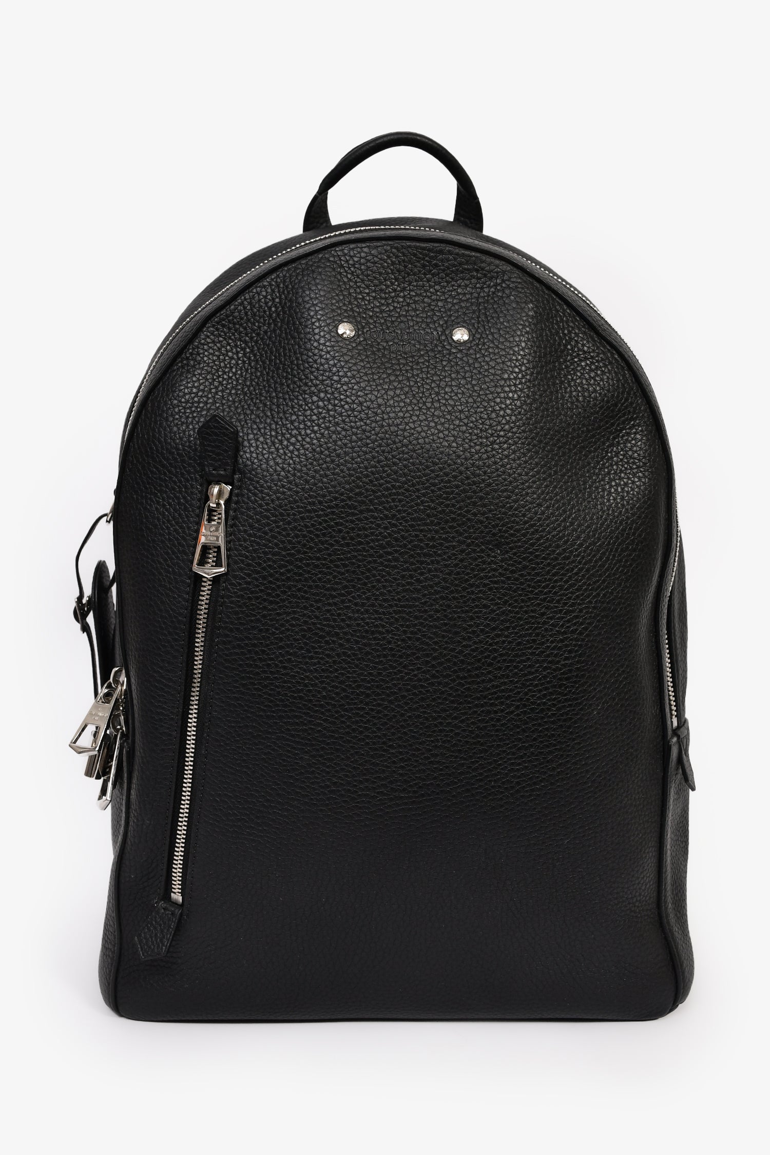 Louis Vuitton 2017 Black/Silver Hardware Taurillon Leather Backpack – Lux Second Chance