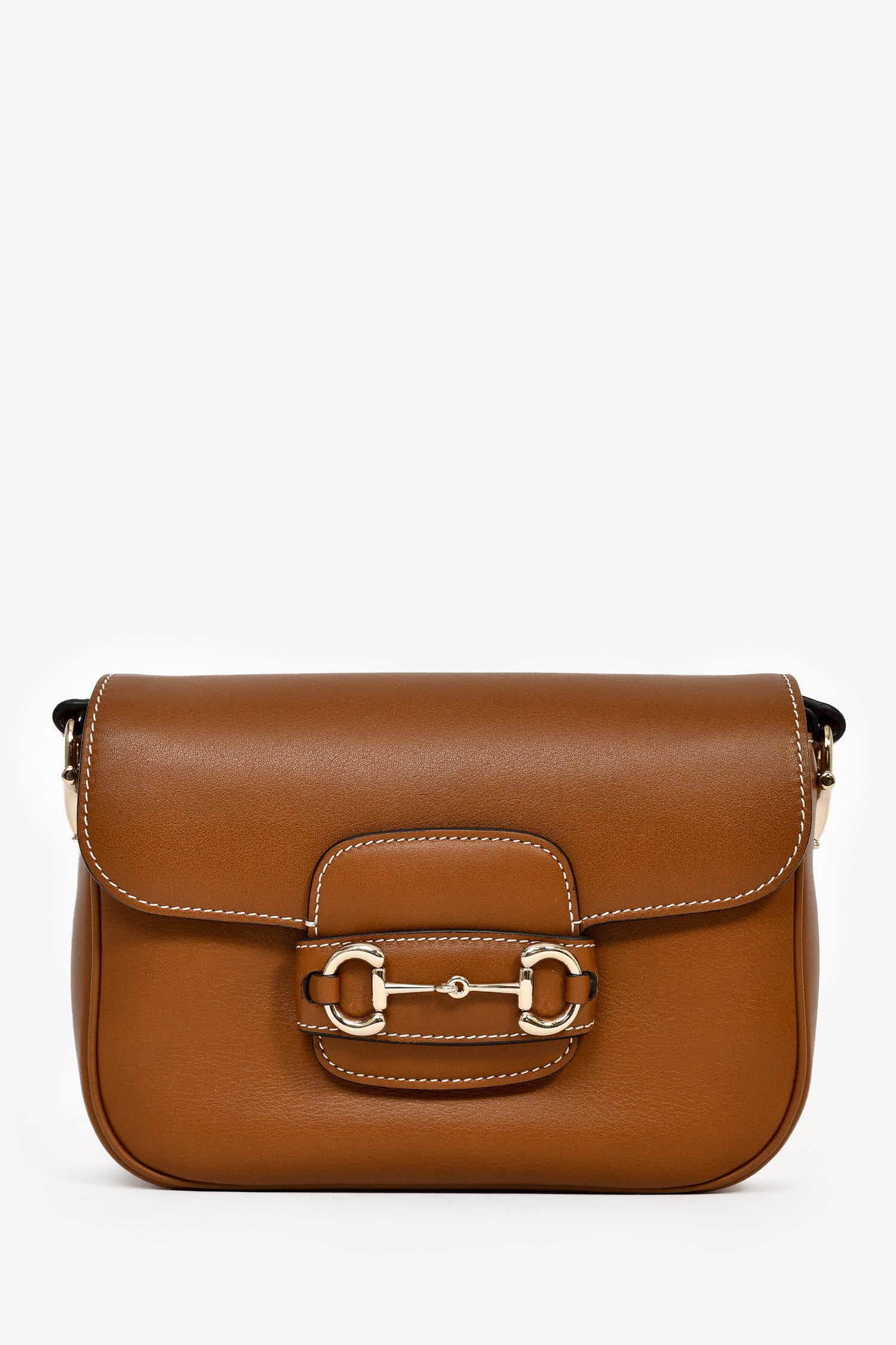 Gucci Brown Leather Horsebit 1955 Mini Arabella Bag – Lux Second