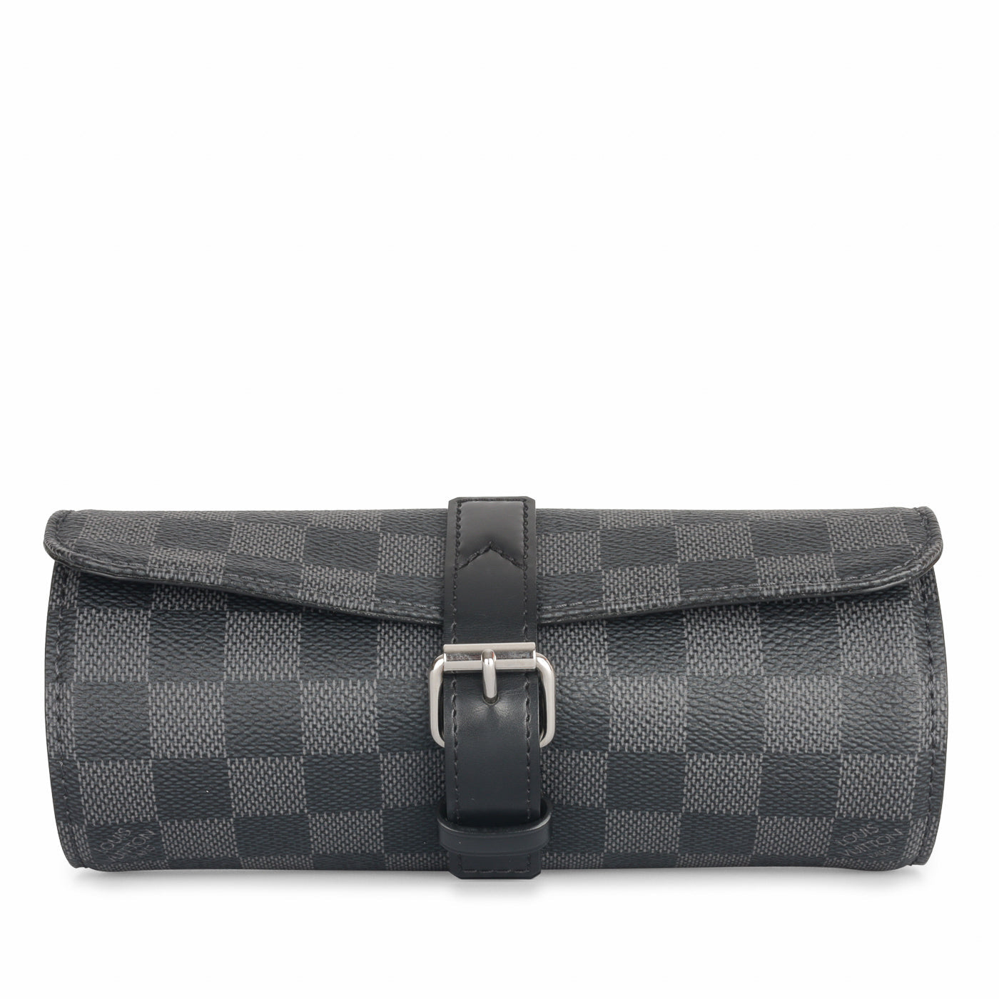Handbags Louis Vuitton Louis Vuitton Damier Graphite Watch Case Coffret 8 Montor Trunk N48226 LV 40463a