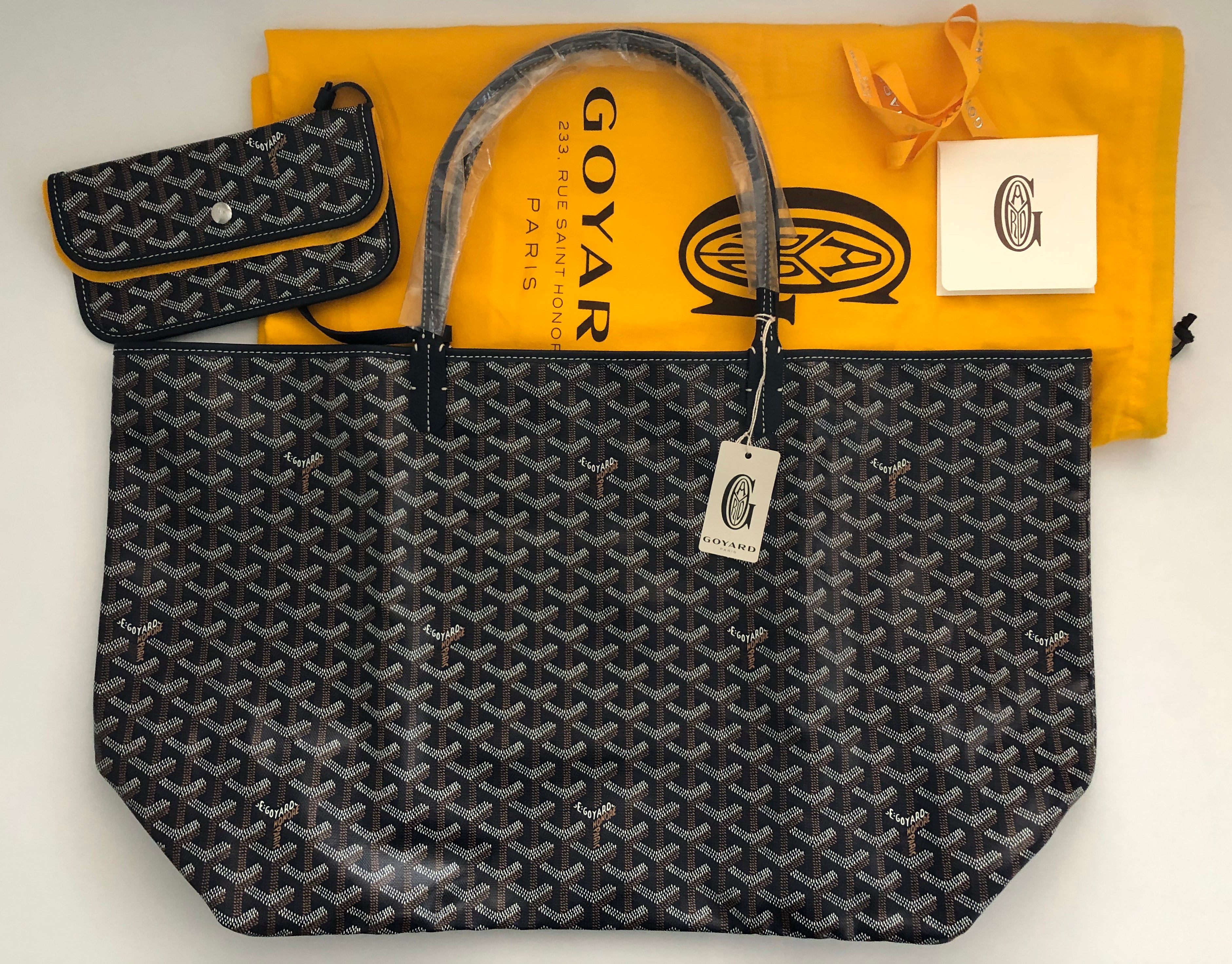 Goyard St. Louis Navy Blue GM Tote (NWT) – Lux Second Chance