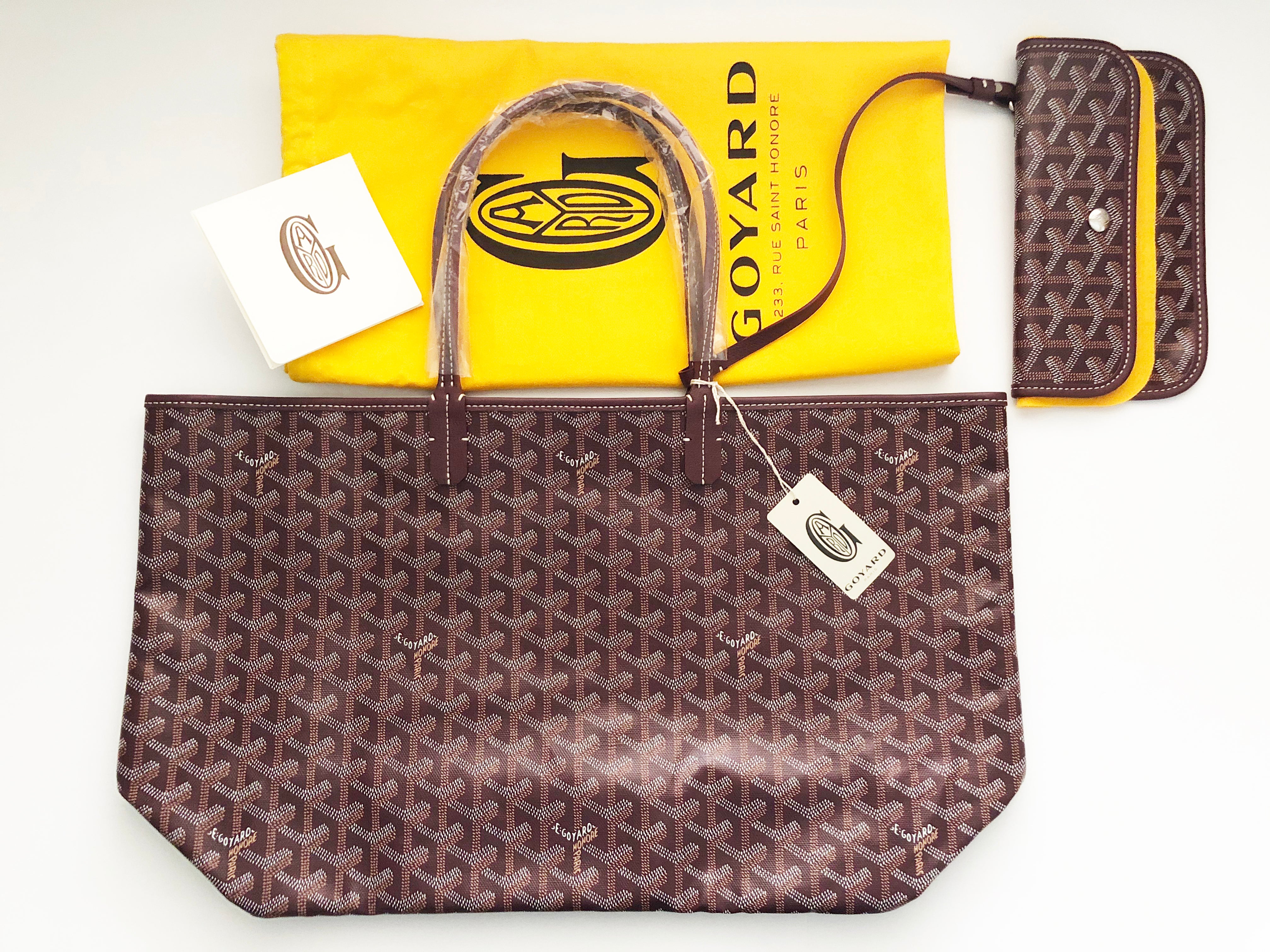 Goyard, Bags, Gorgeous Authentic Goyard Pm Burgundy Tote