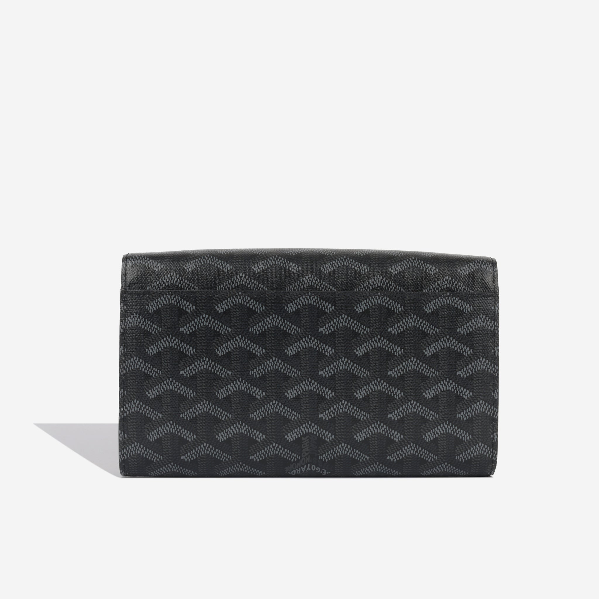 NEW Goyard Varenne Continental Wallet Crossbody Black Bag Removable Strap