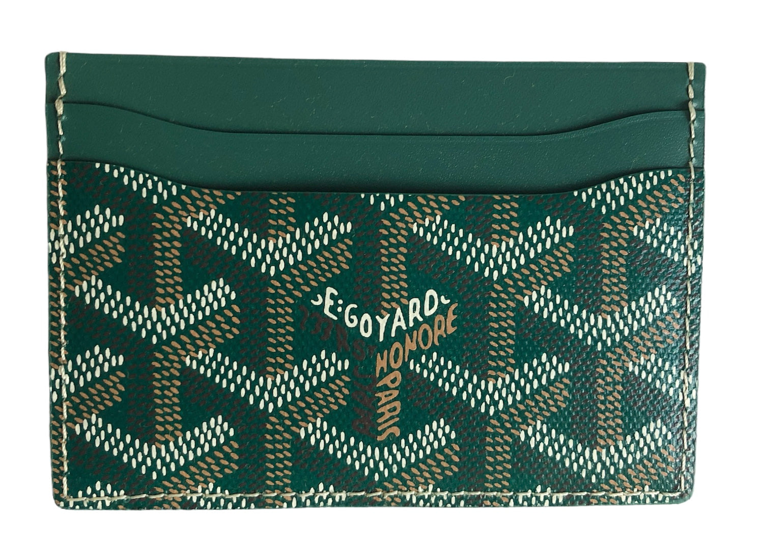 Goyard Saint Sulpice Card Holder - Green (NWT) Lux Second Chance Goyard Saint Sulpice Card Holder - Green (NWT) Lux Second Chance