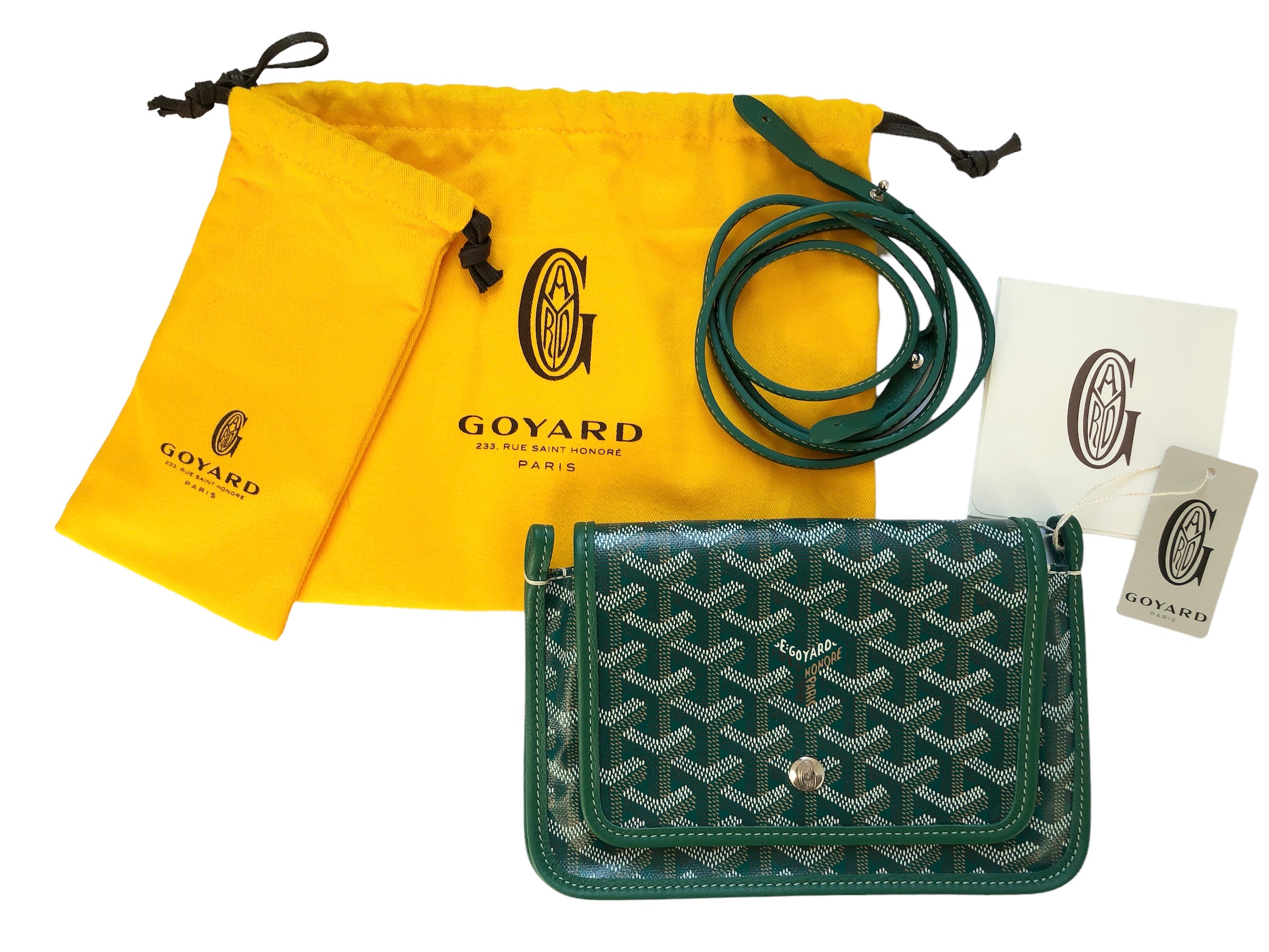 Goyard Green Plumet Wallet Clutch Bag – The Closet