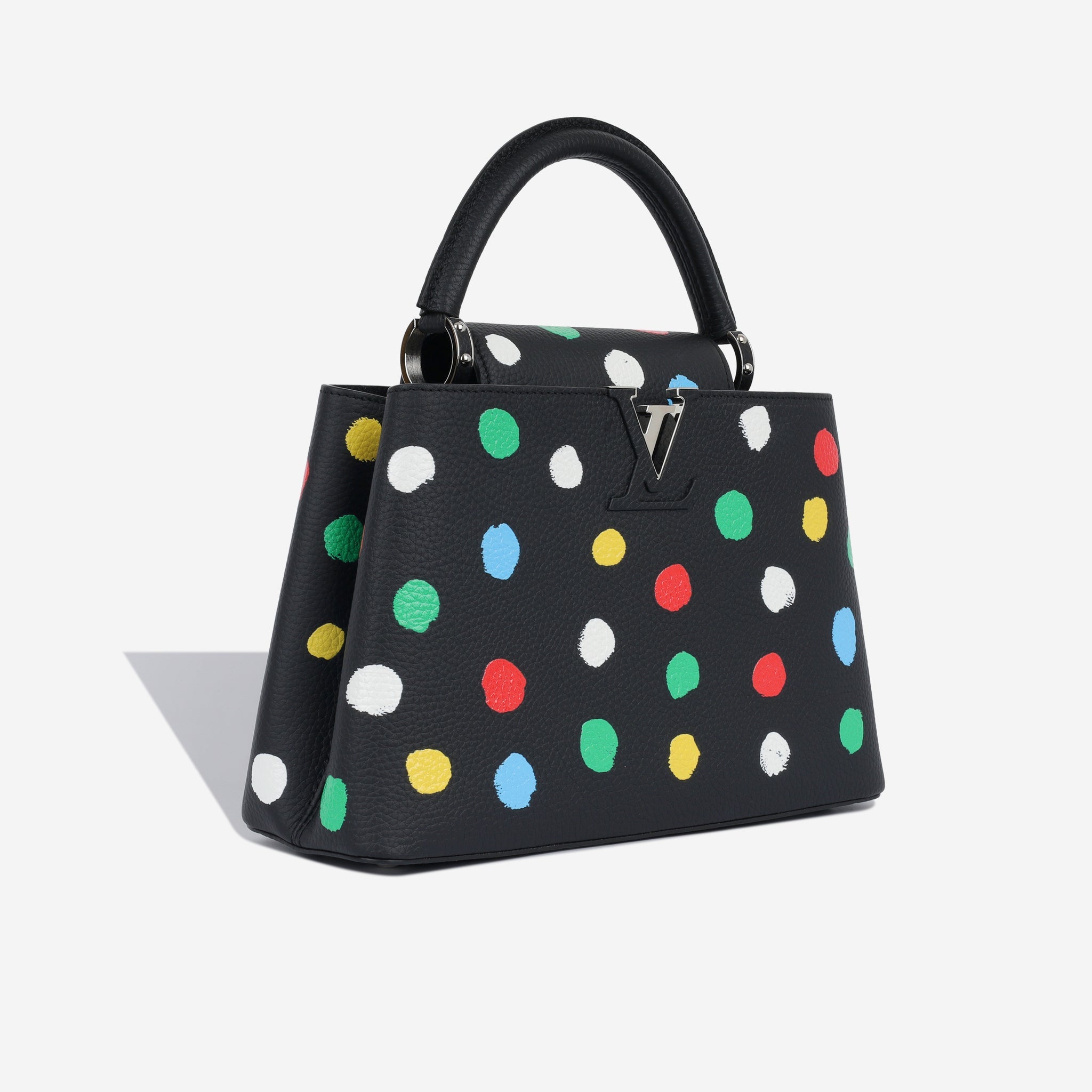 Louis Vuitton Capucines Bag Yayoi Kusama Painted Dots Taurillon Leather BB  Multicolor 218235144