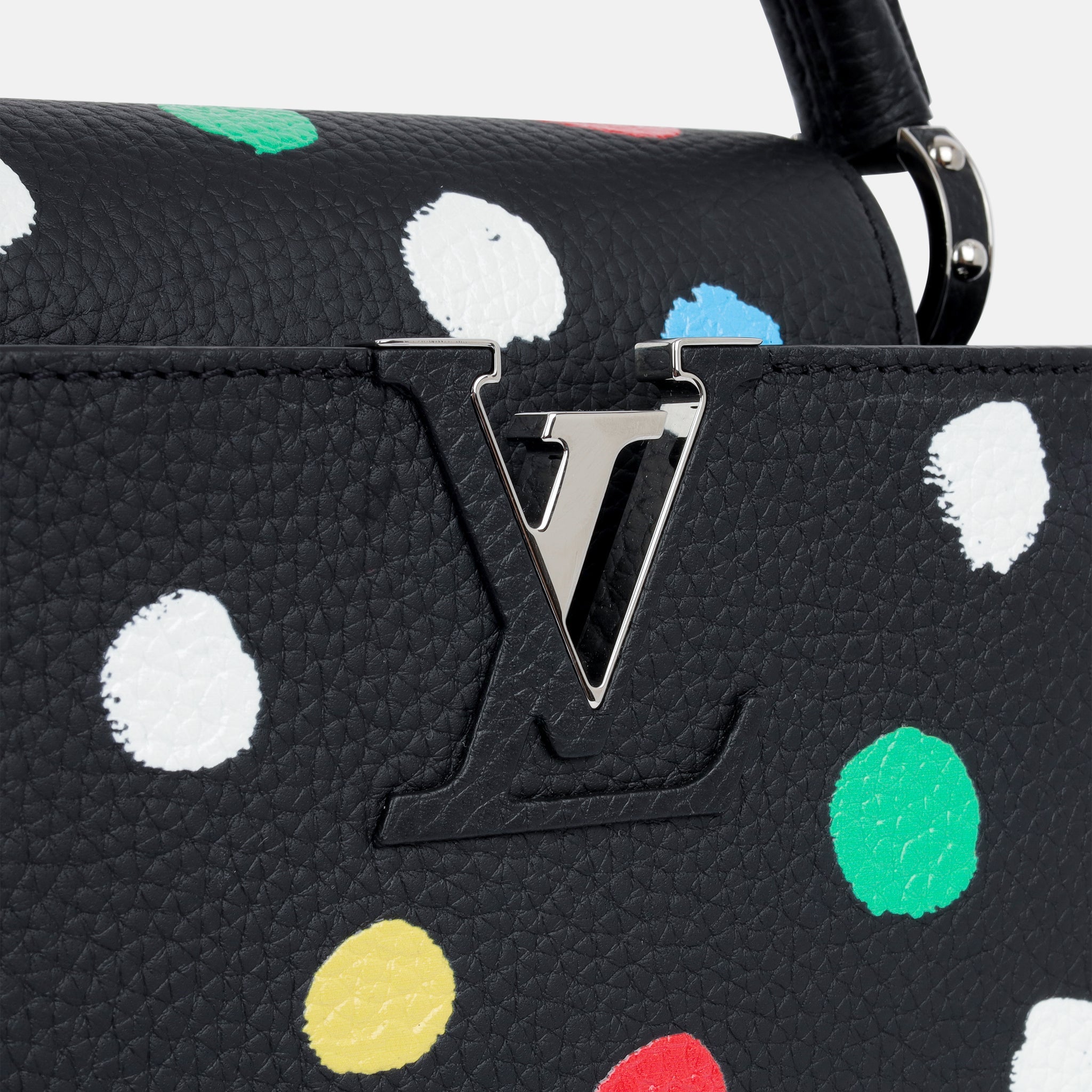 Louis Vuitton® LV X Yk Capucines MM White. Size in 2023  Louis vuitton,  Woman bags handbags, Louis vuitton yayoi kusama