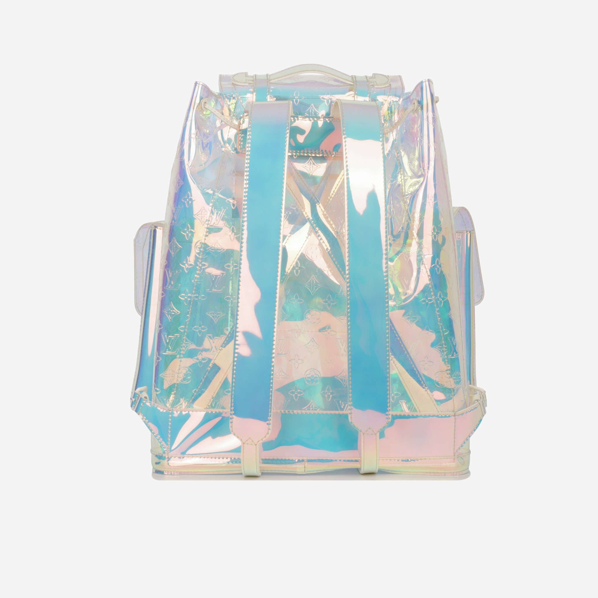 Louis Vuitton Christopher GM Prism Iridescent Monogram PVC Logo