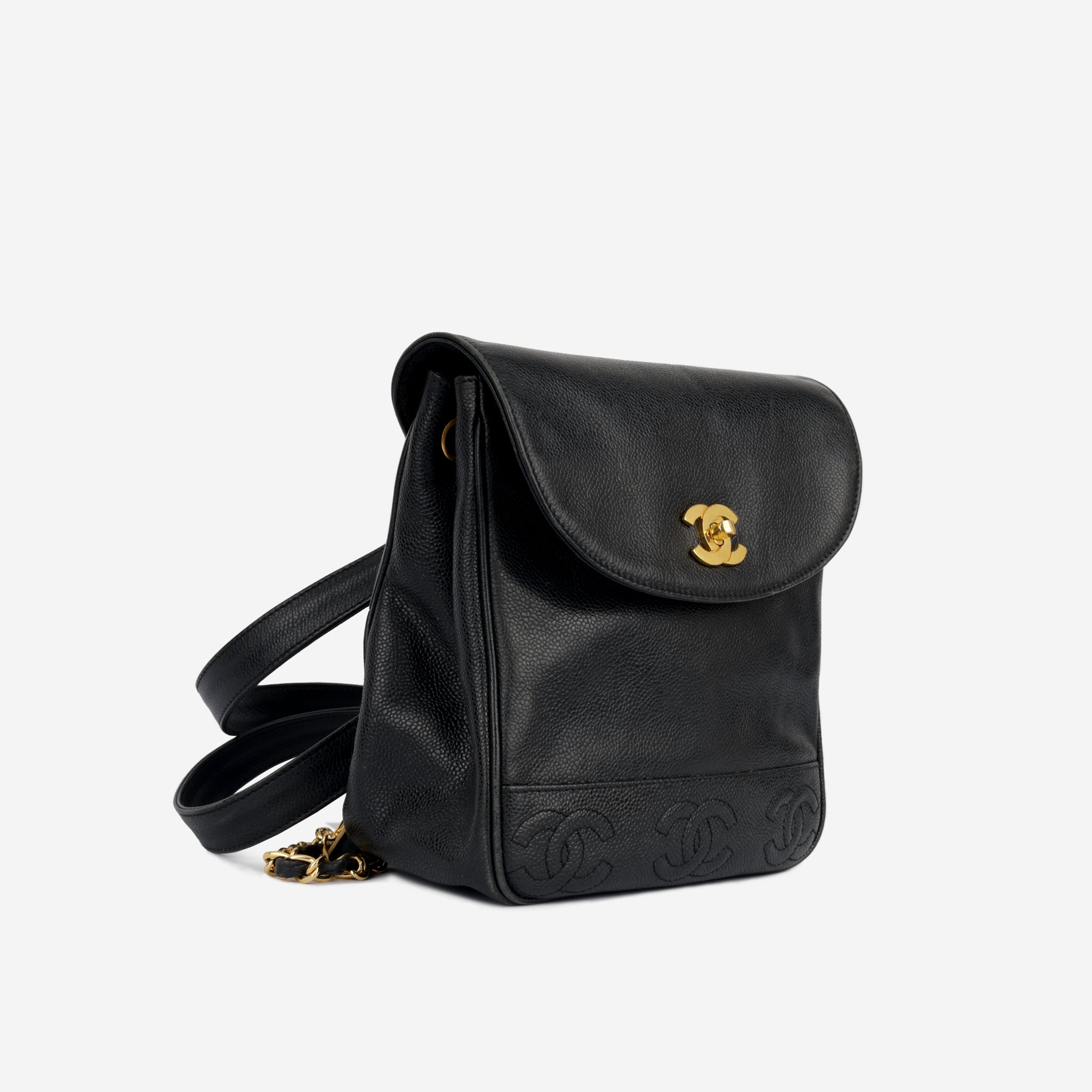 Chanel Vintage Triple CC Backpack – Lux Second Chance