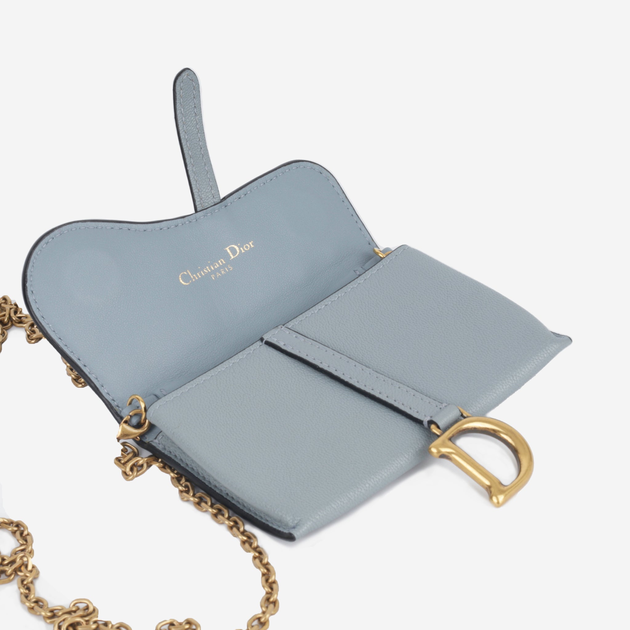 Dior Nano Saddle Pouch with Chain – Lux Second Chance